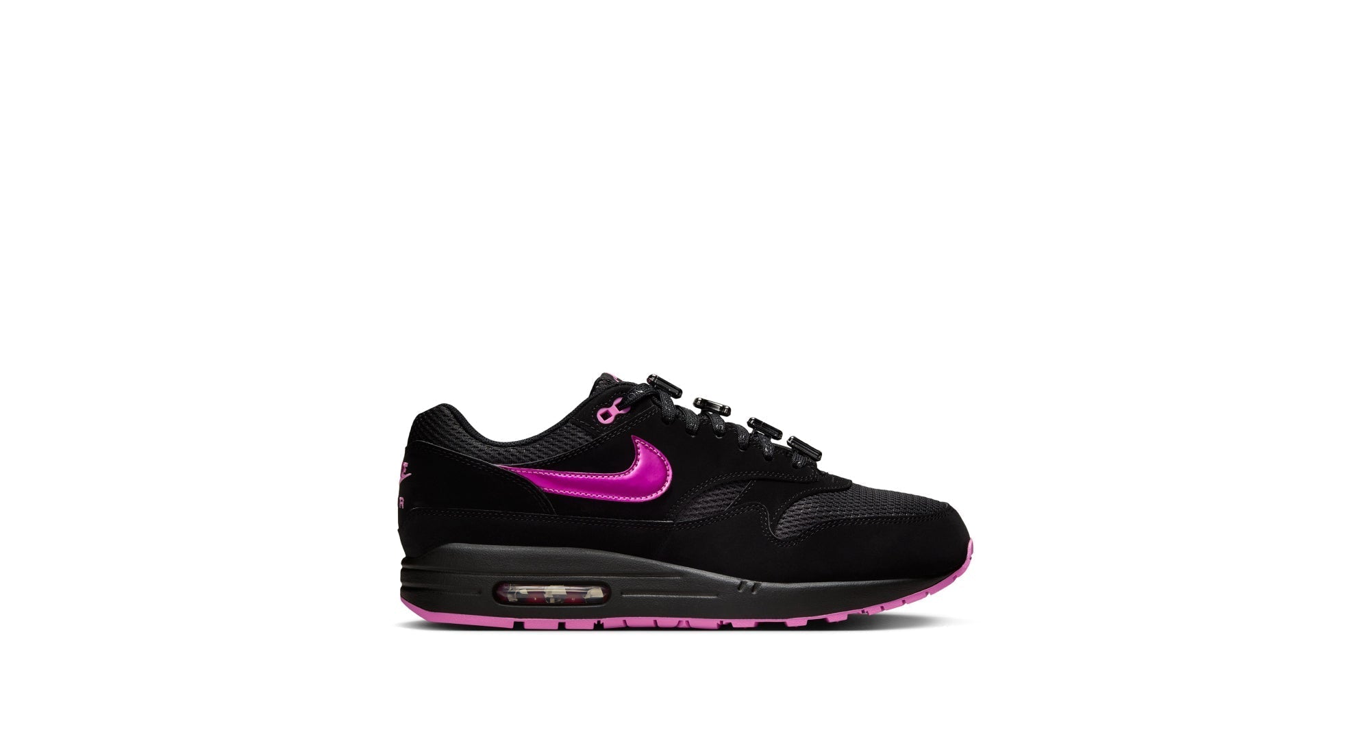 QS NIKE AIR MAX 1 PREMIUM 'BLACK AND PLAYFUL PINK'