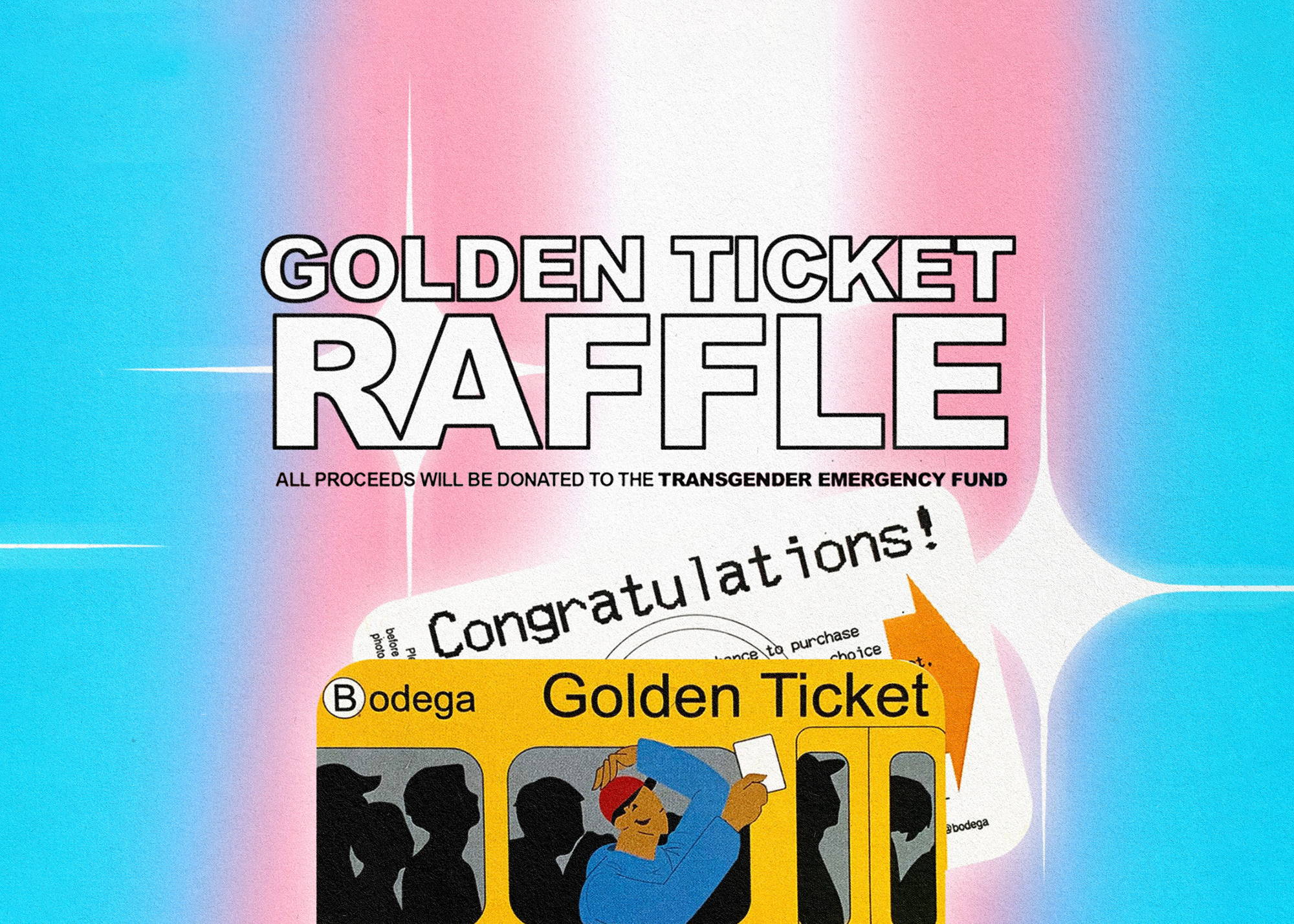 GOLDEN TICKET RAFFLE FUNDRAISER - TRANSGENDER EMERGENCY FUND