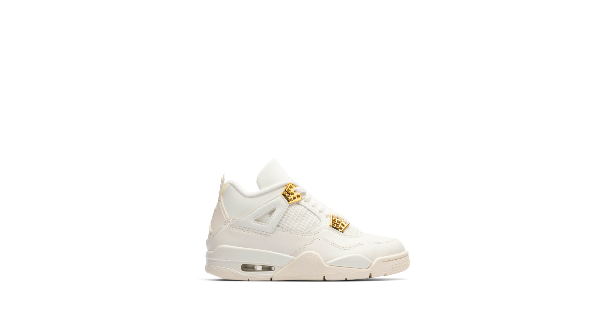 Women's Jordan 4 Retro 'White & Gold'