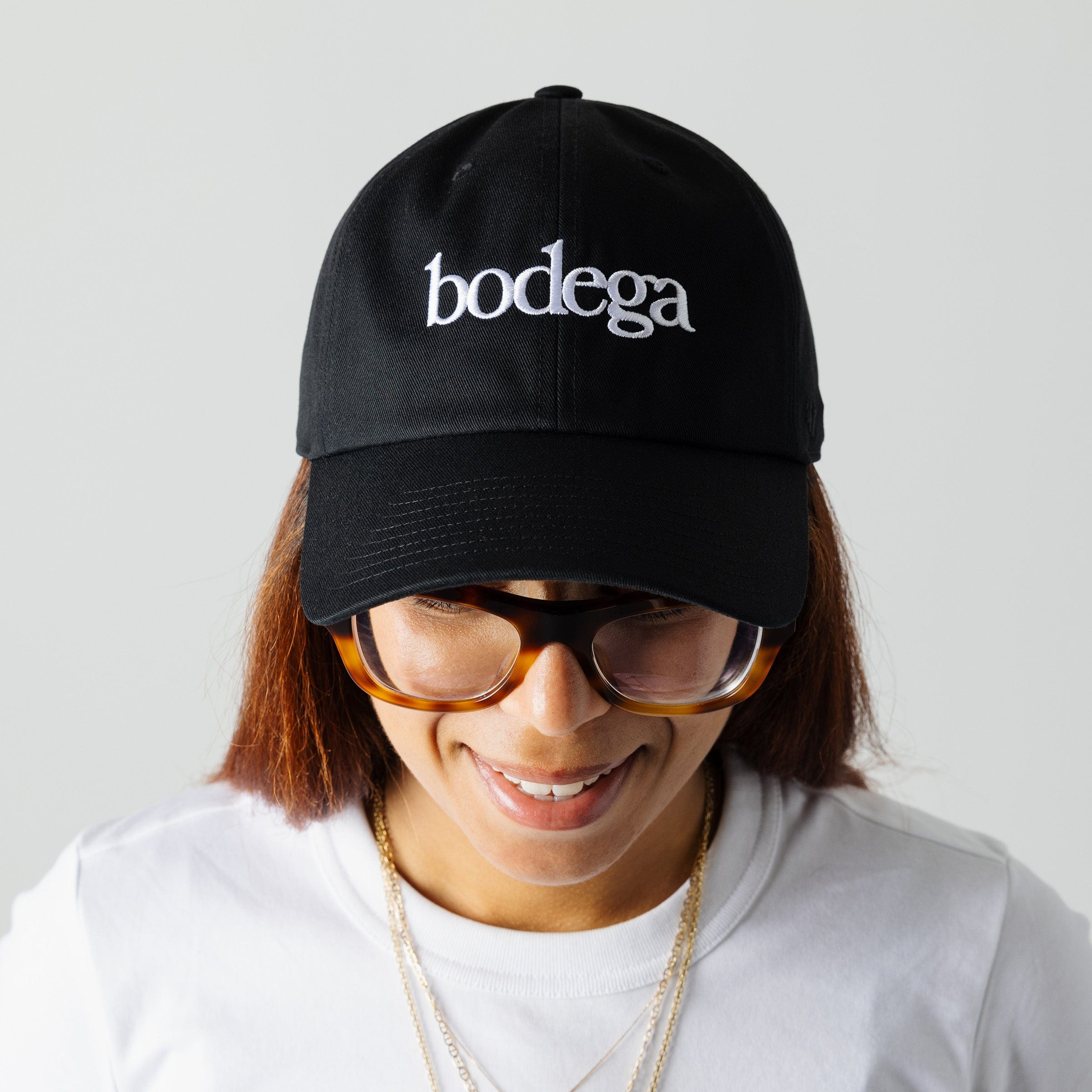 Bodega Headwear BLACK / O/S X '47 BRAND SERIF LOGO CAP