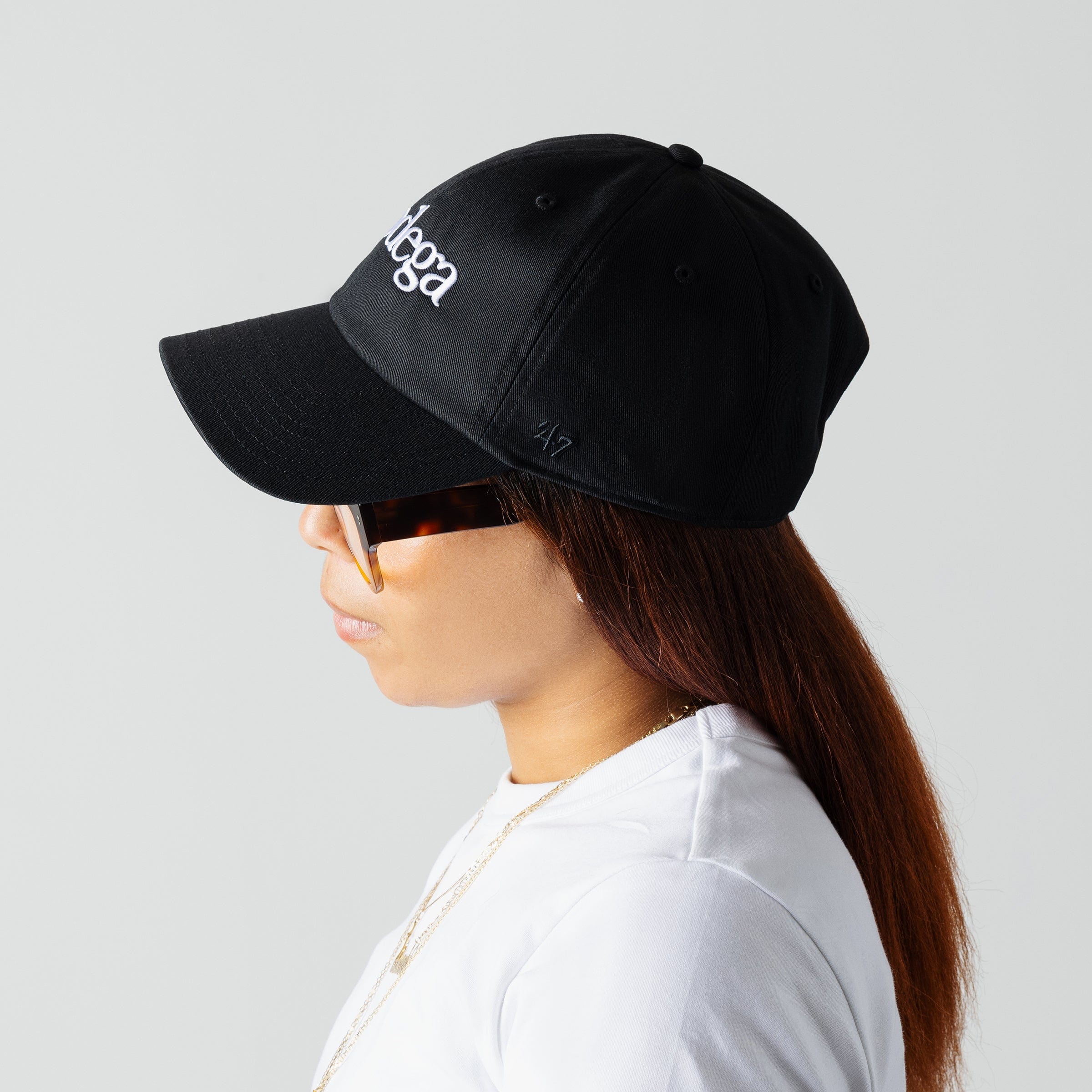 Bodega Headwear BLACK / O/S X '47 BRAND SERIF LOGO CAP