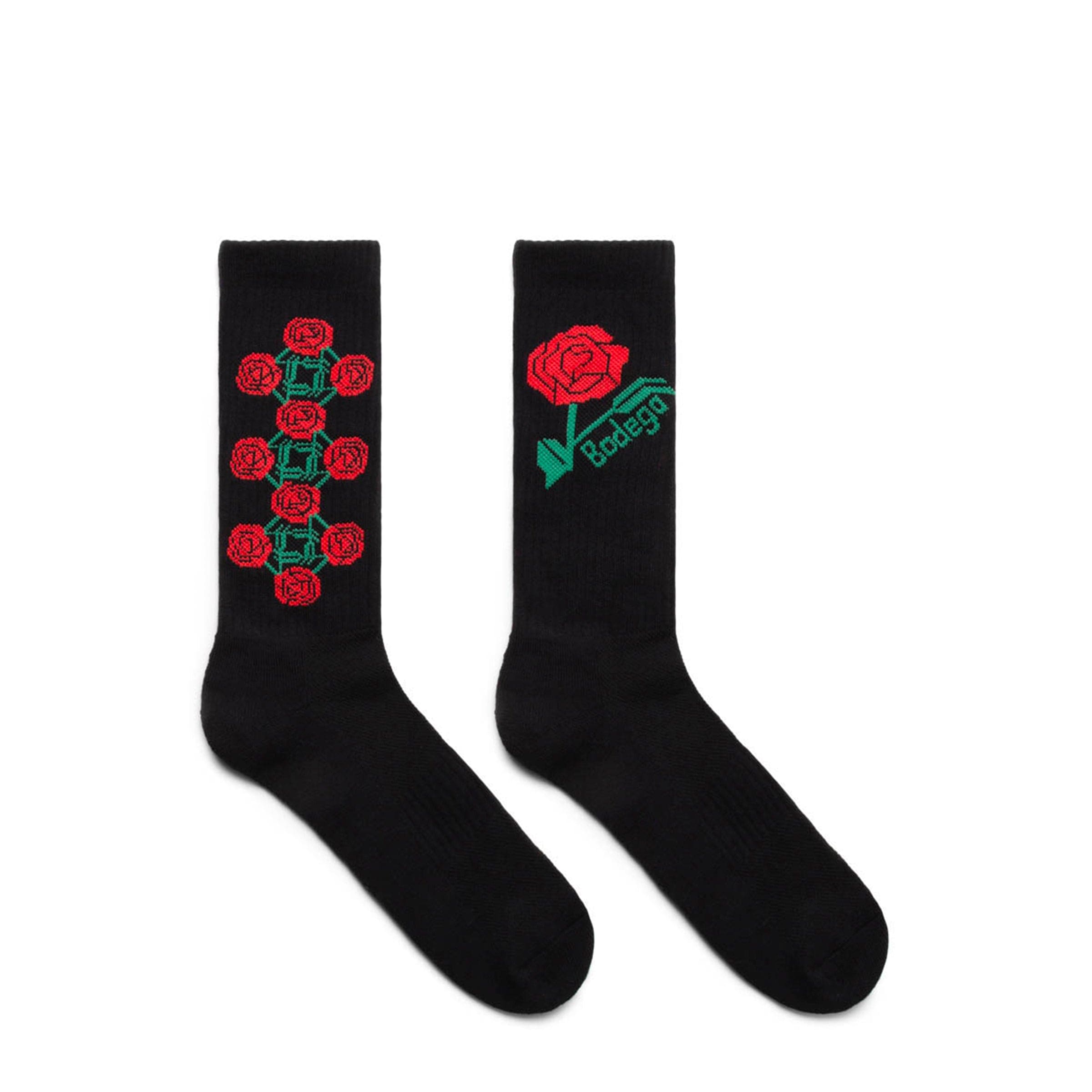 Bodega Socks BLACK / O/S BODEGA ROSE SOCK