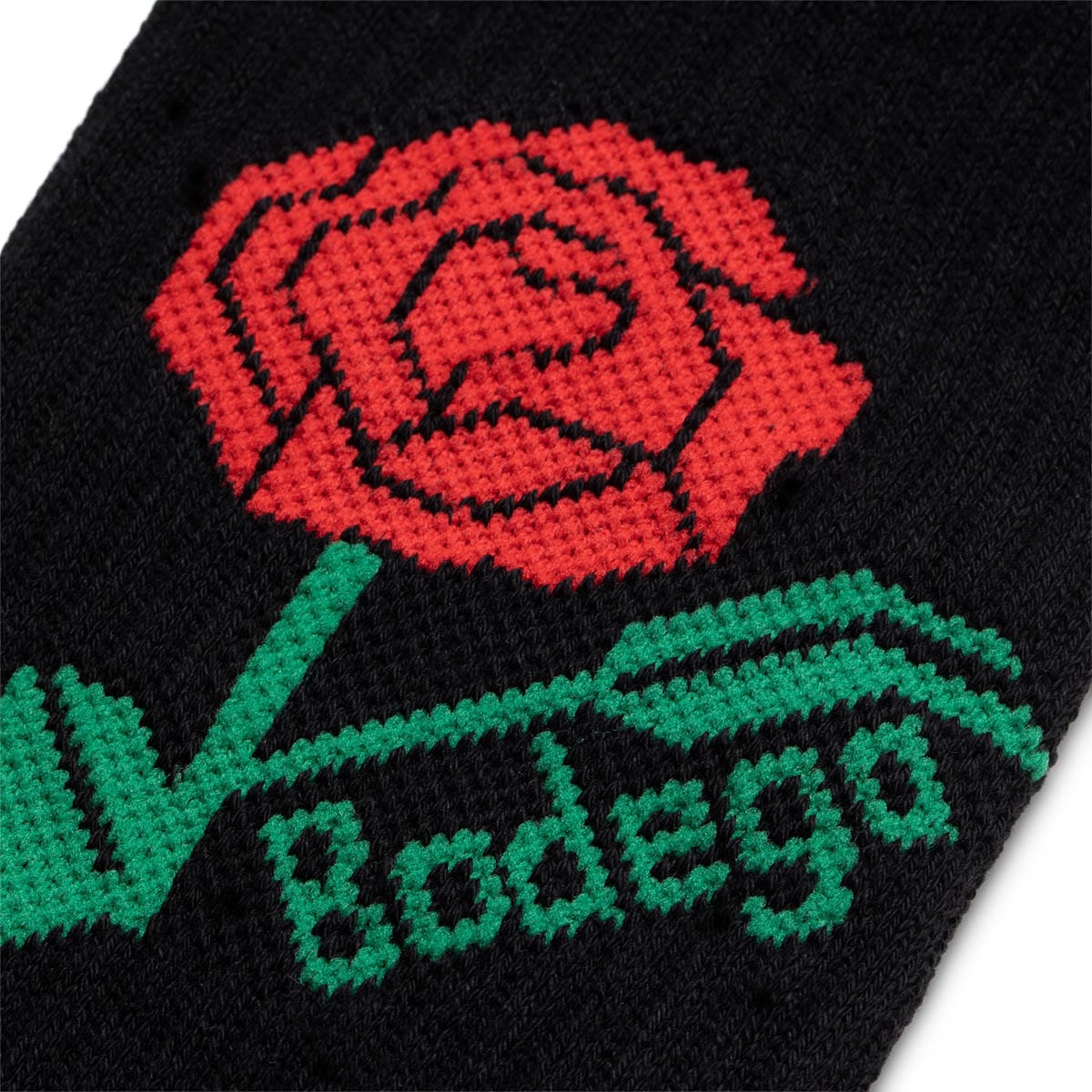 Bodega Socks BLACK / O/S BODEGA ROSE SOCK