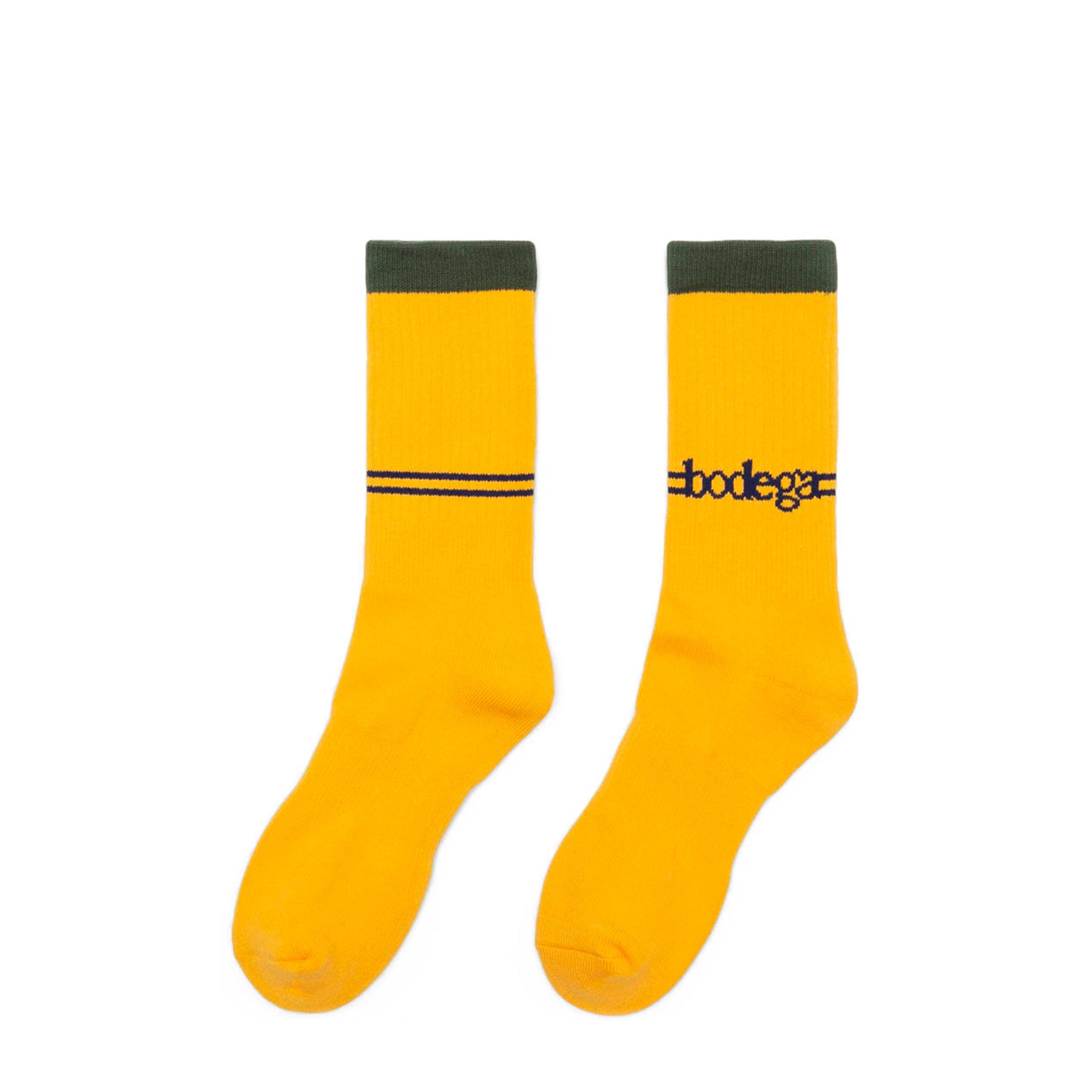 Bodega Socks YELLOW / O/S x Druthers SERIF EVERYDAY SOCK