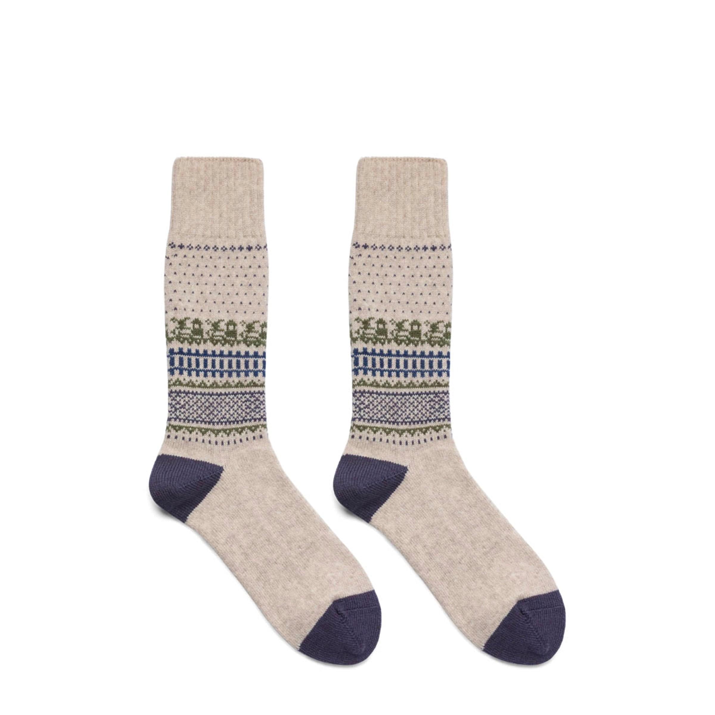 Bodega Socks CREAM - WT05 / O/S X TODD SNYDER CHUUP MATCHING SWEATER SOCK