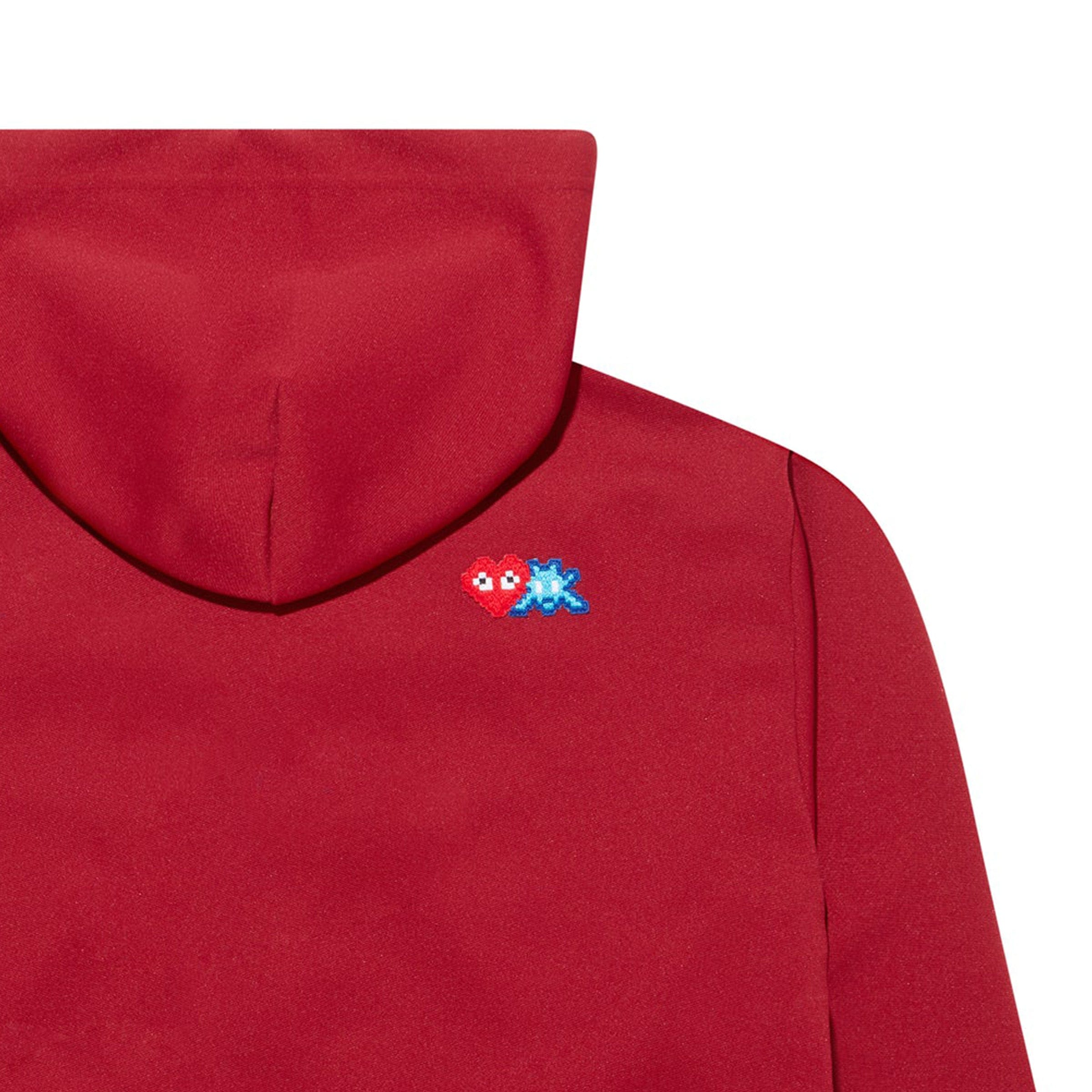 Comme des Garçons Play Hoodies & Sweatshirts X THE ARTIST INVADER HOODED ZIP SWEATSHIRT