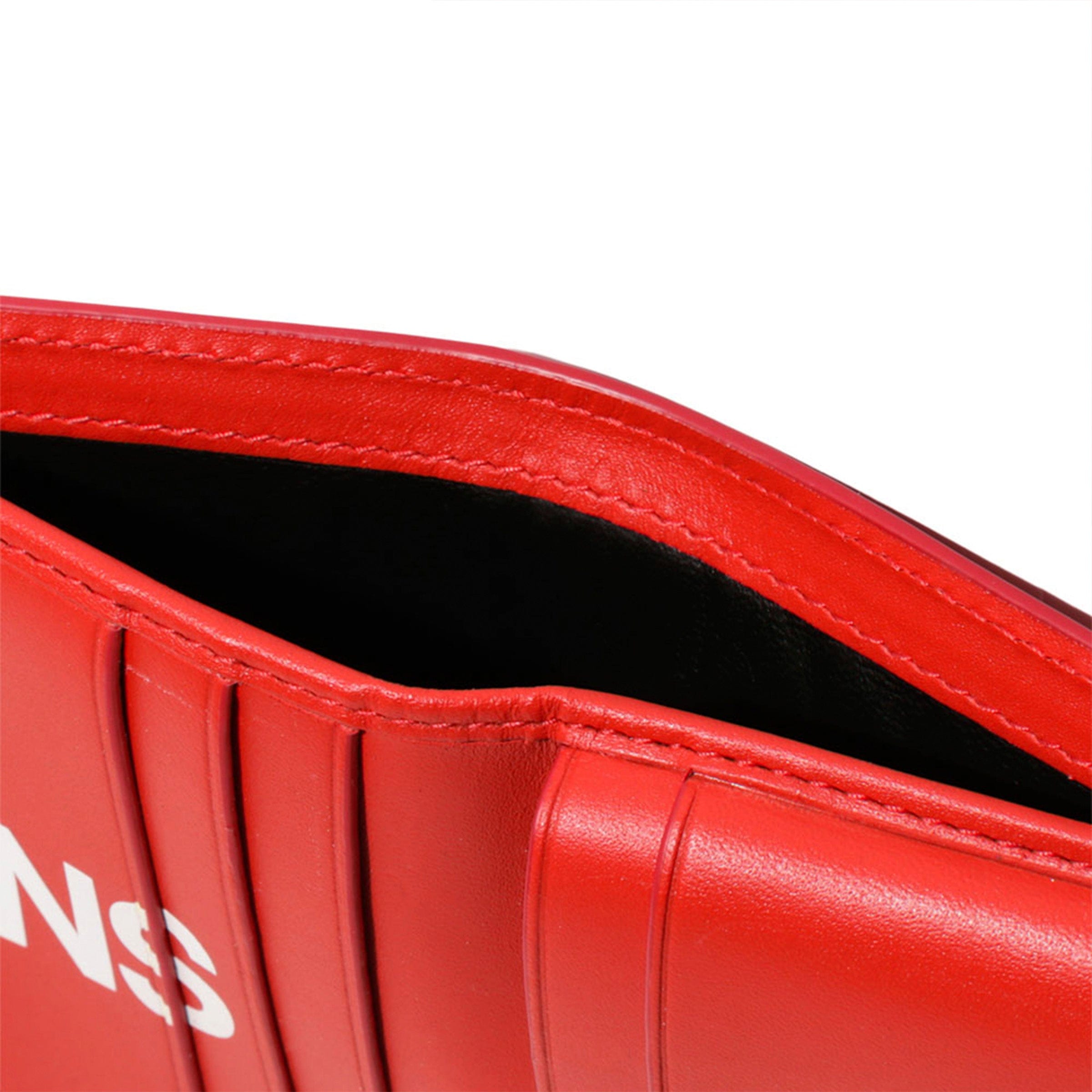 Comme des Garçons Wallet Wallets & Cases RED / O/S HUGE LOGO