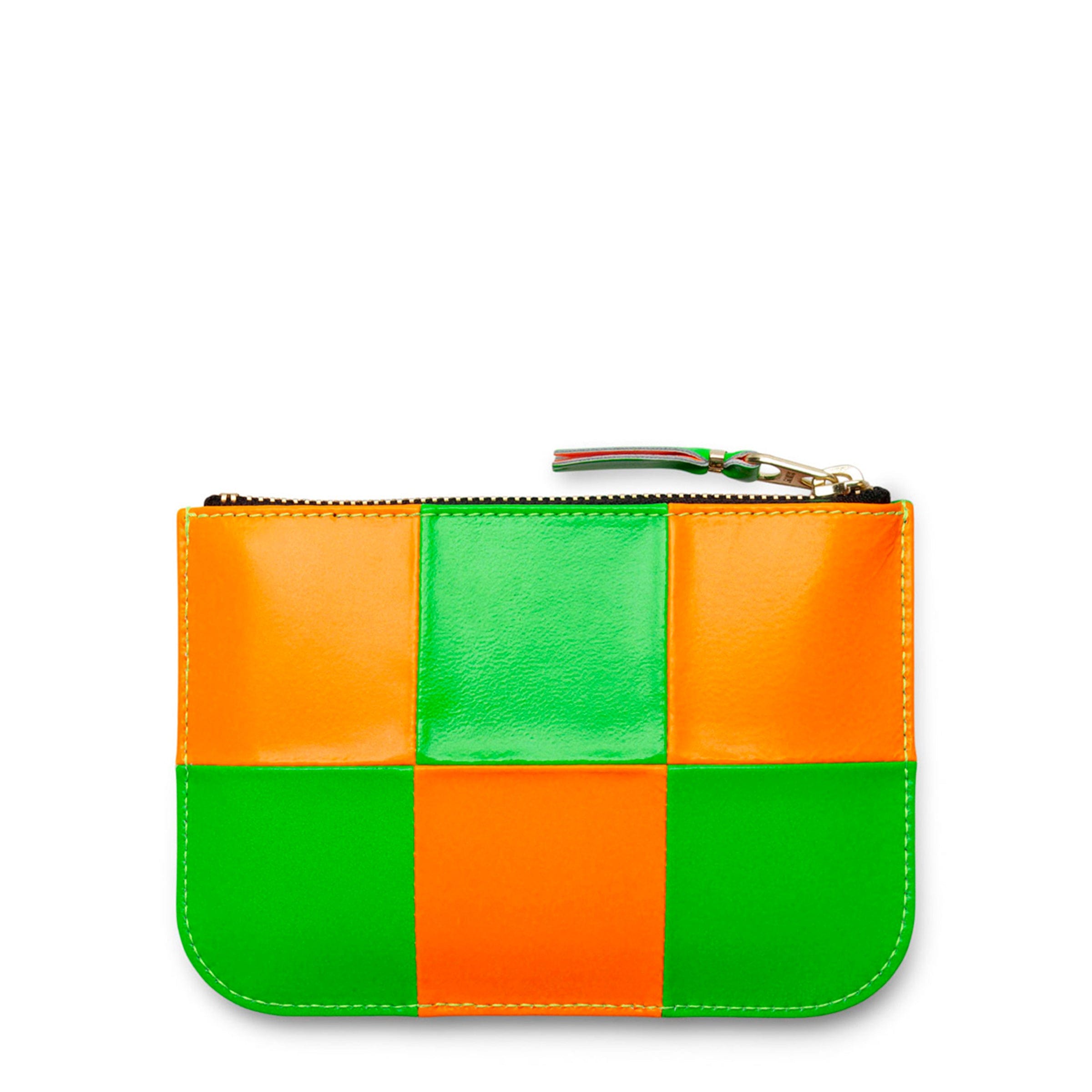 Comme des Garçons Wallet Wallets & Cases GREEN/ORANGE / O/S HUGE LOGO