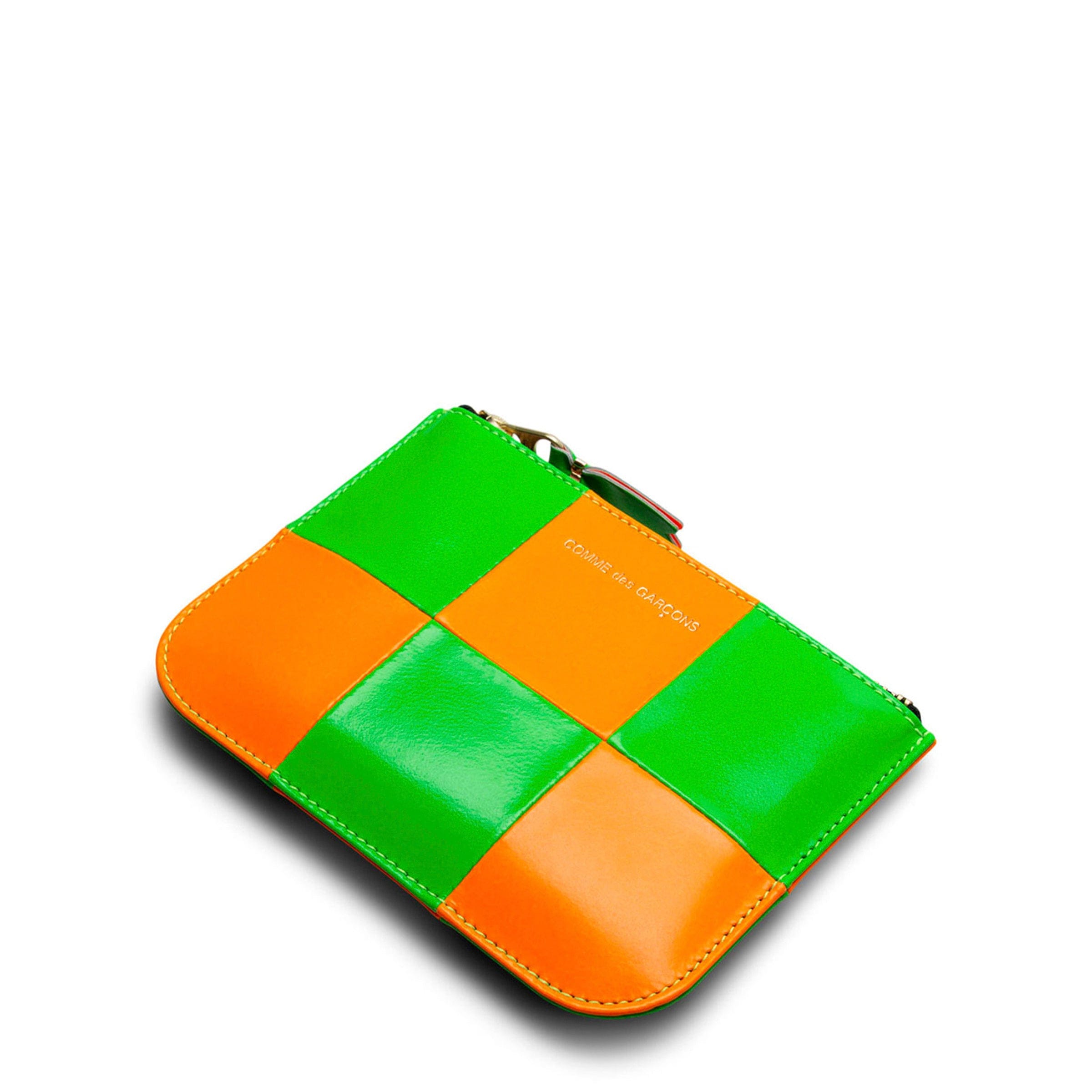 Comme des Garçons Wallet Wallets & Cases GREEN/ORANGE / O/S HUGE LOGO