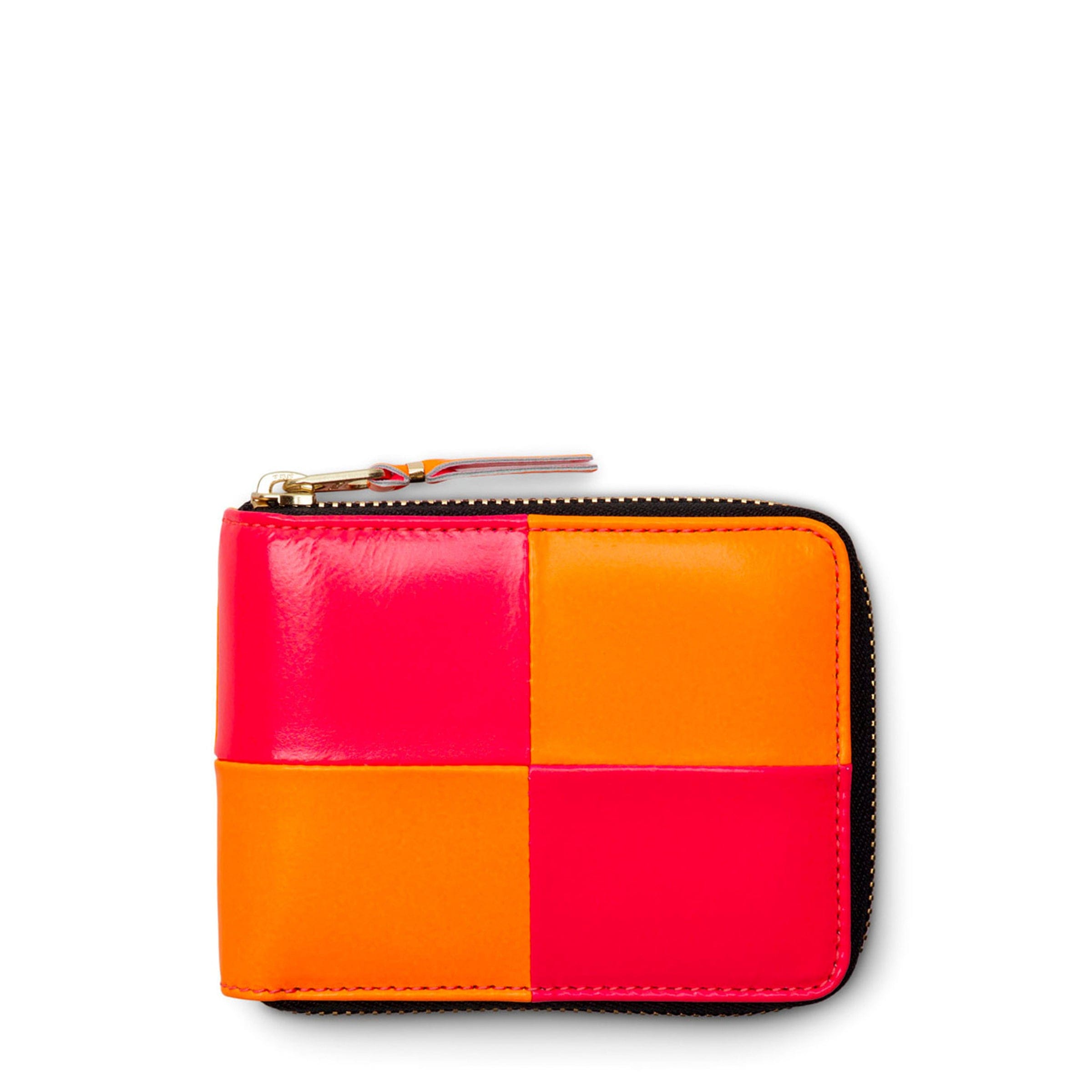 Comme des Garçons Wallet Wallets & Cases LIGHT ORANGE/PINK / O/S FLUO SQUARES