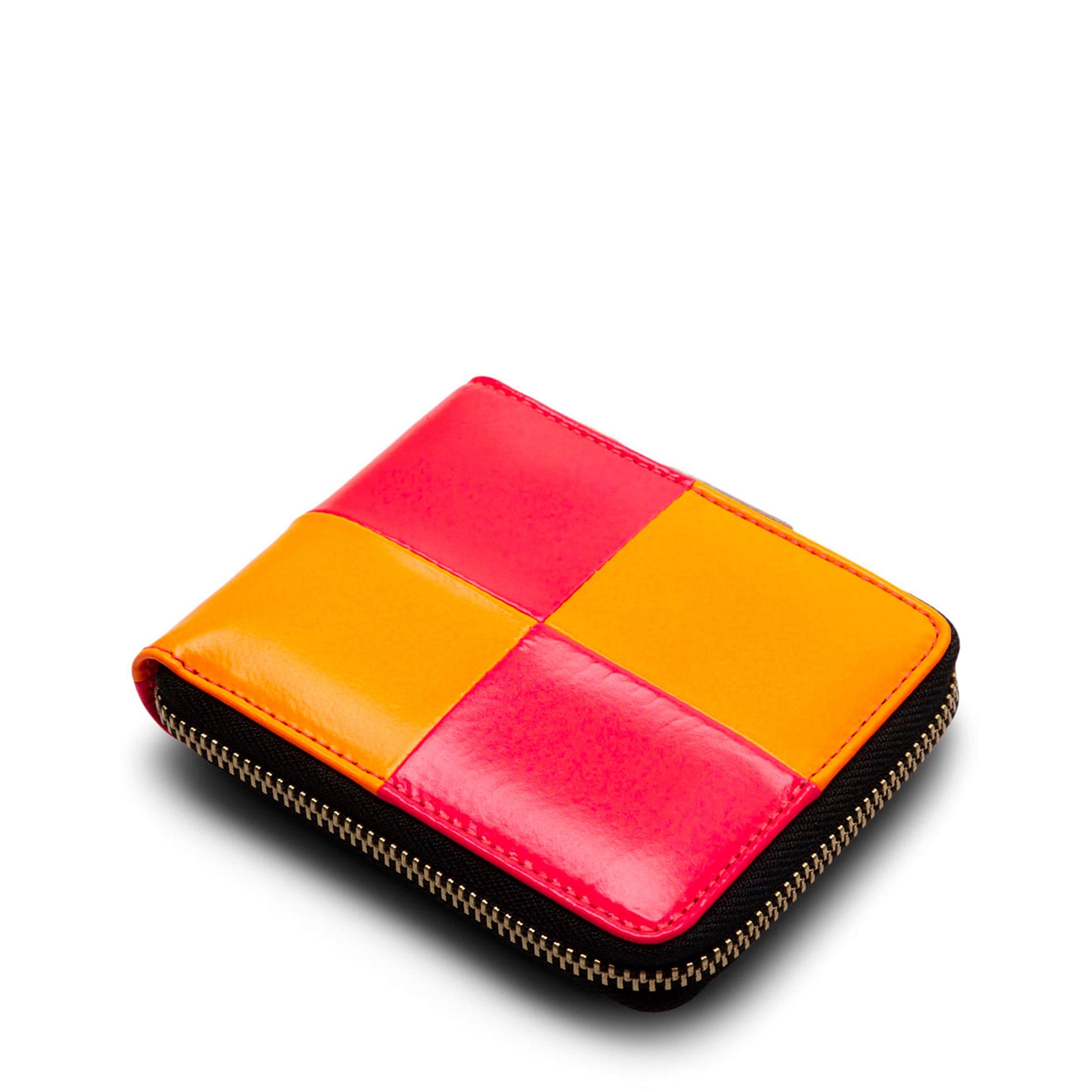 Comme des Garçons Wallet Wallets & Cases LIGHT ORANGE/PINK / O/S FLUO SQUARES