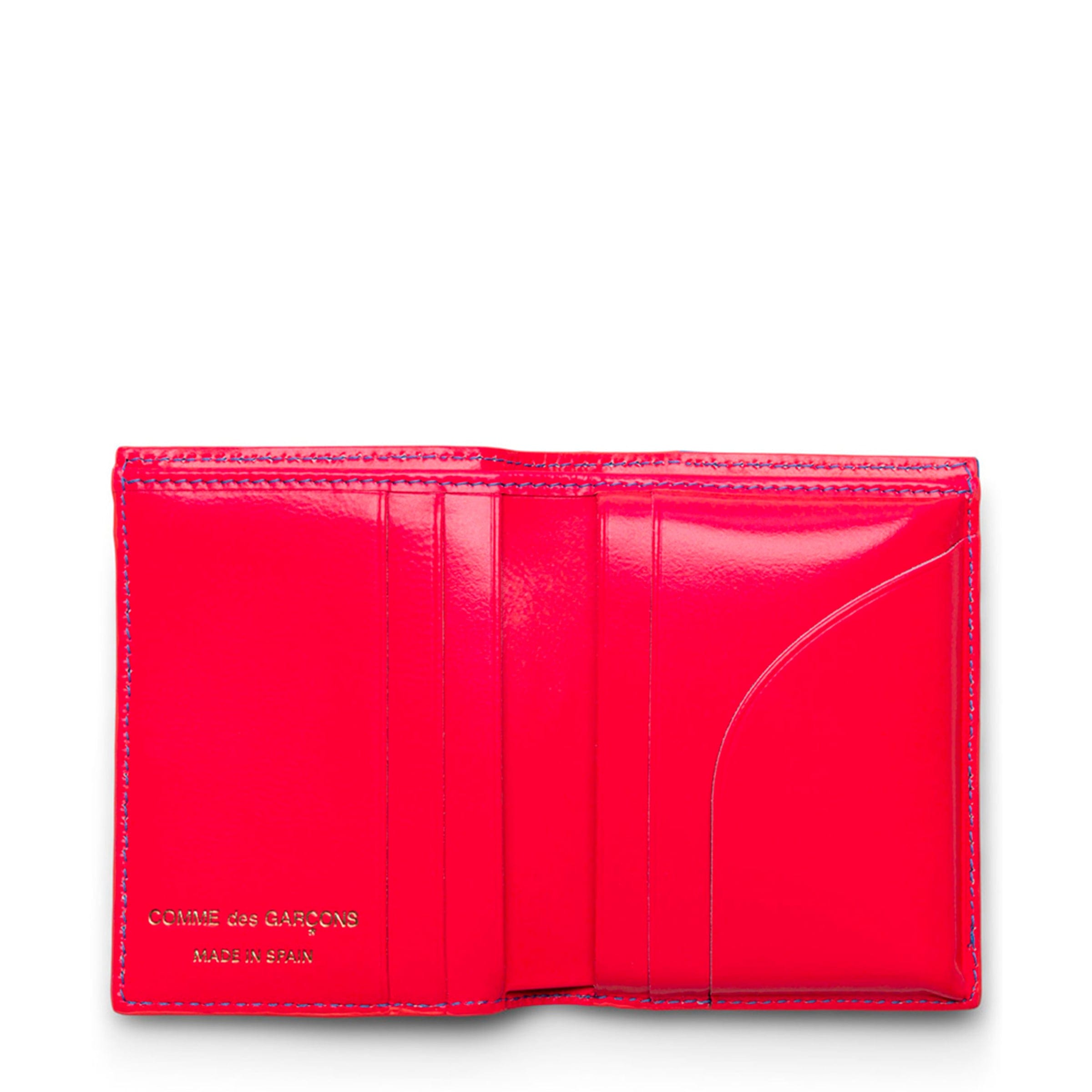 Comme Des Garçons Wallet Wallets & Cases PINK/BLUE / O/S HUGE LOGO