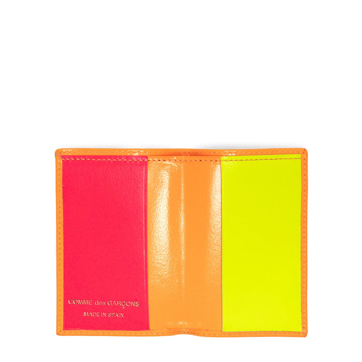 Comme Des Garçons Wallet Wallets & Cases LIGHT ORANGE / O/S SUPER FLUO LEATHER LINE