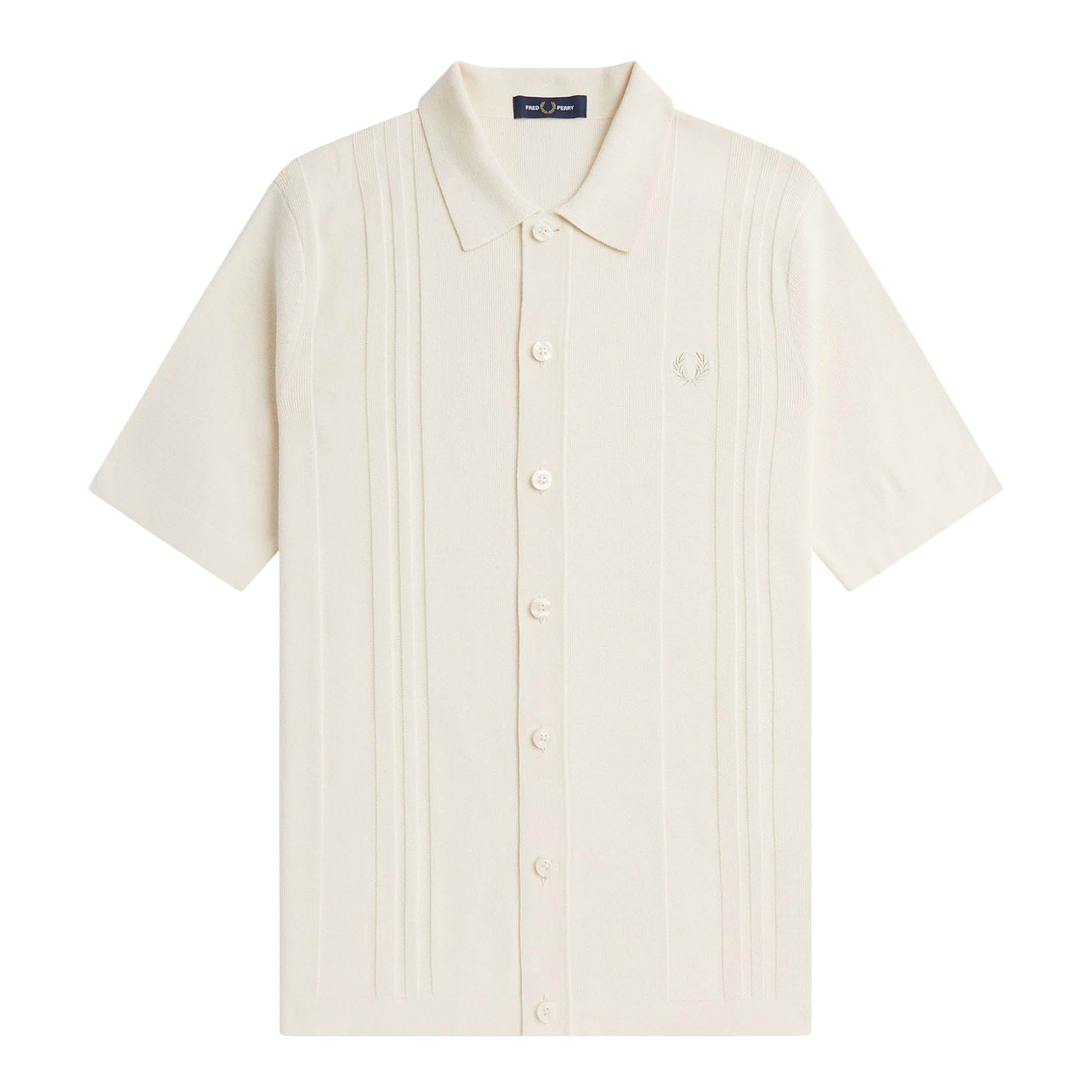 Fred Perry Shirts BUTTON THROUGH KNITTED SHIRT