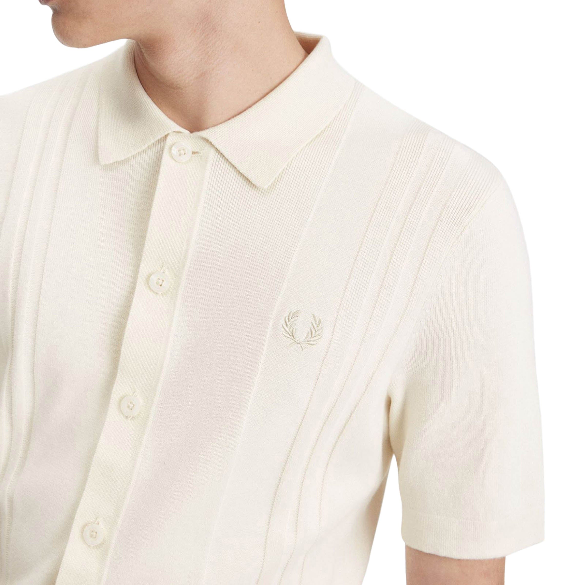 Fred Perry Shirts BUTTON THROUGH KNITTED SHIRT