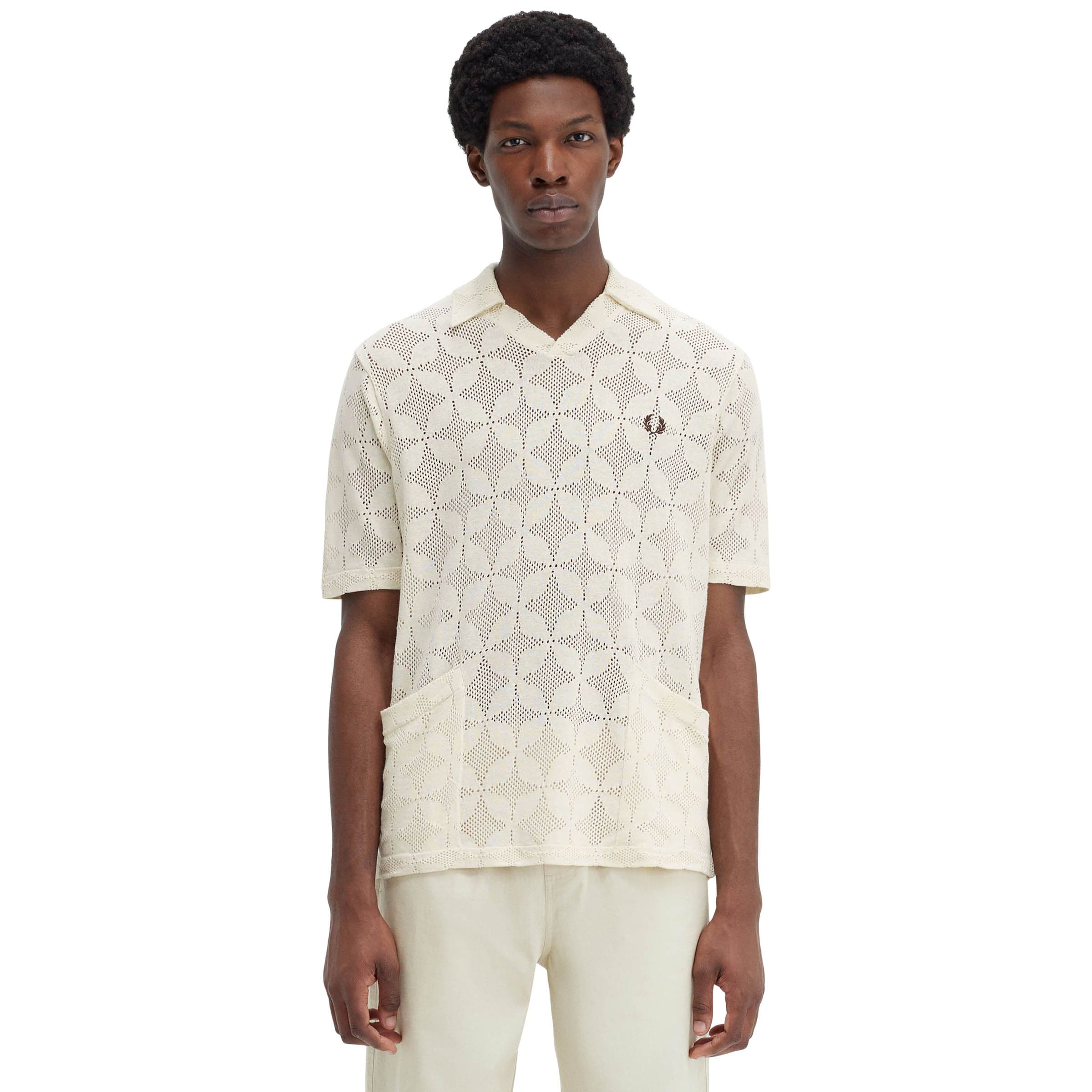 Fred Perry Shirts COMPASS KNITTED SHIRT