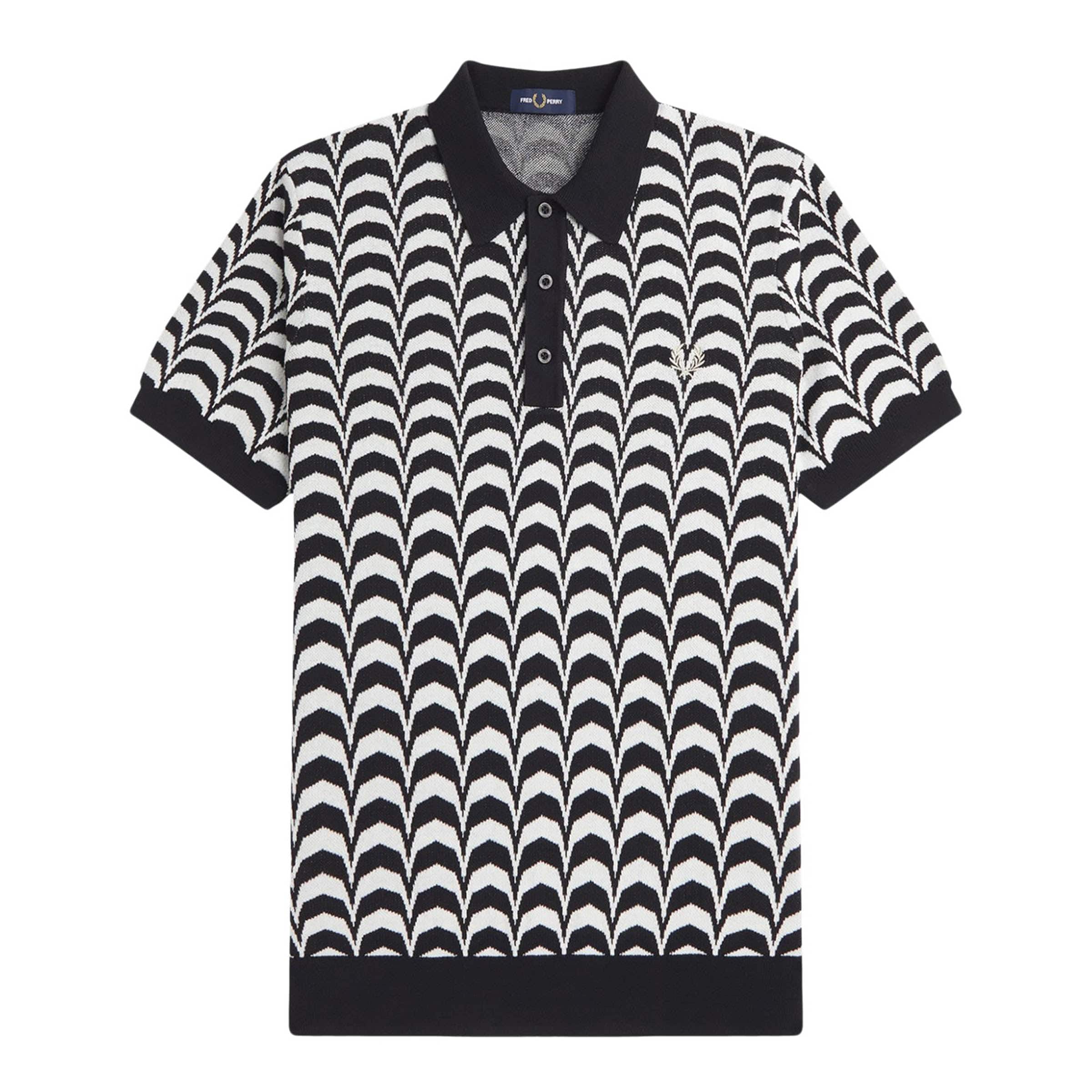 Fred Perry JACQUARD KNITTED SHIRT