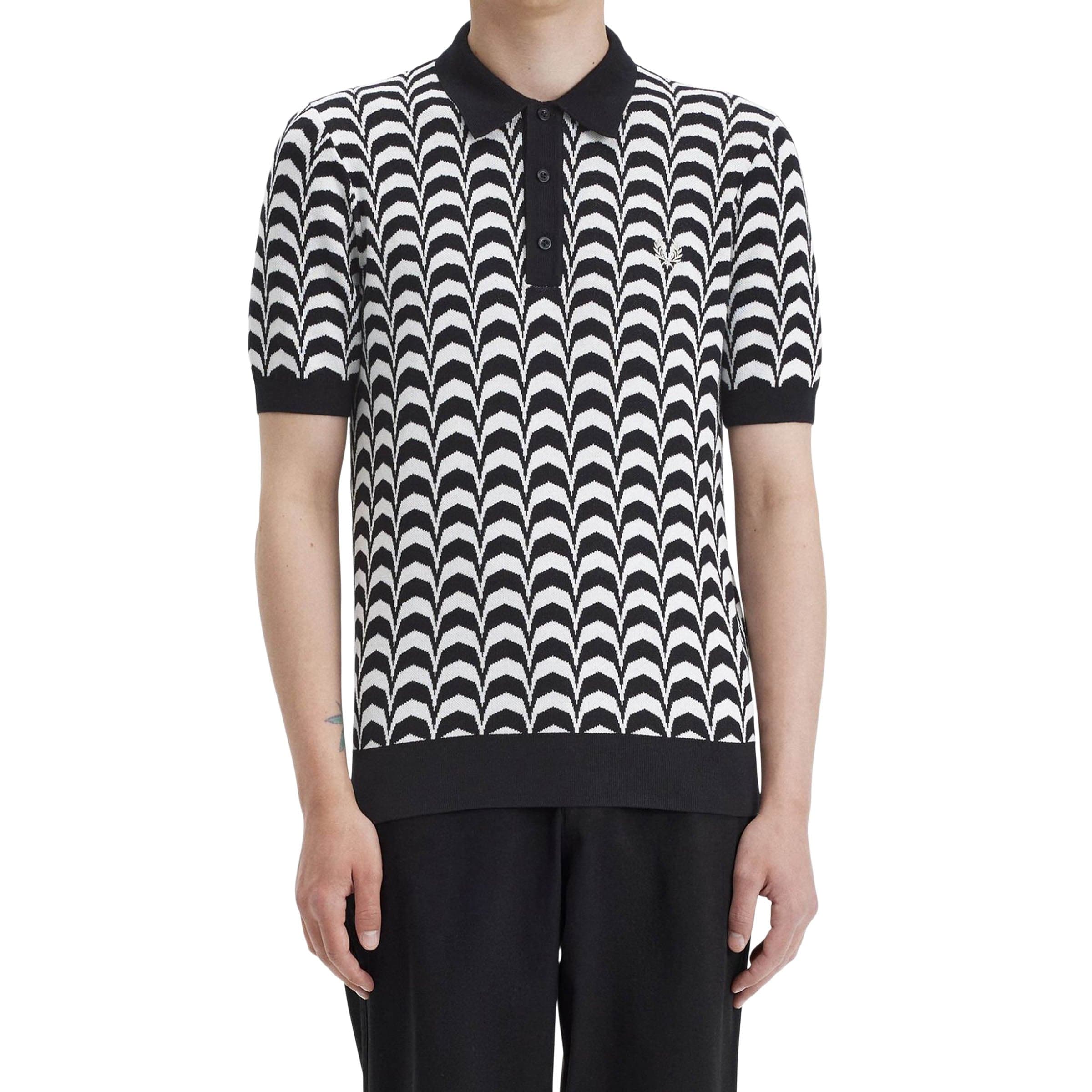 Fred Perry JACQUARD KNITTED SHIRT