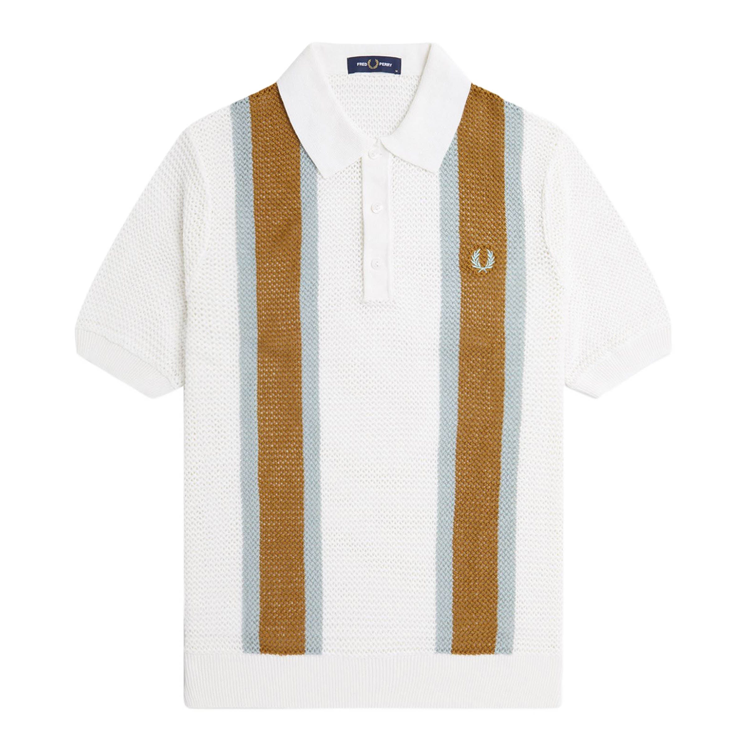 Fred Perry Shirts OPEN KNIT SHIRT