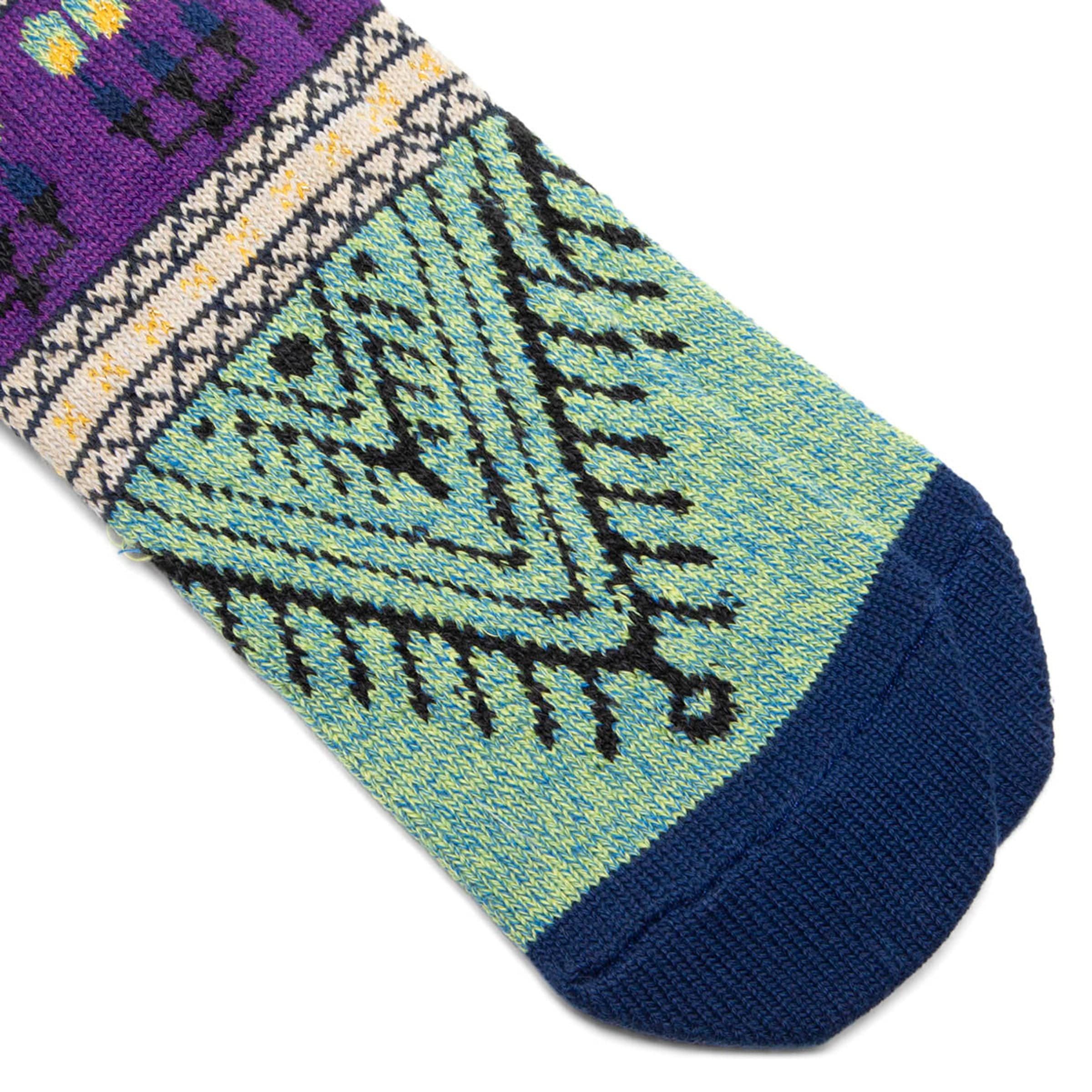 Kapital Socks BLUE / O/S 96 YARNS MARIA SOCKS (SHORT)