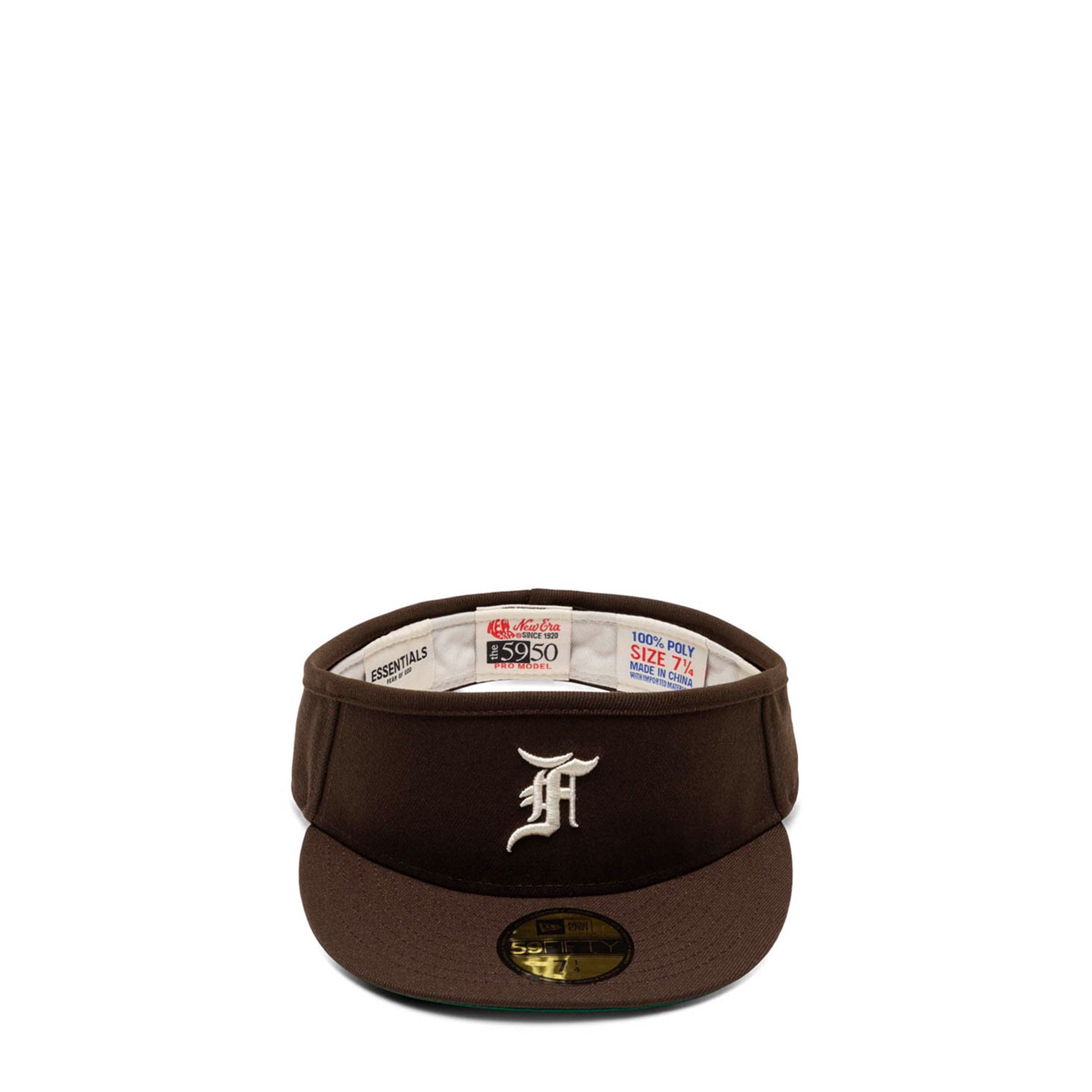 New Era Headwear X FEAR OF GOD 59FIFTY FITTED VISOR