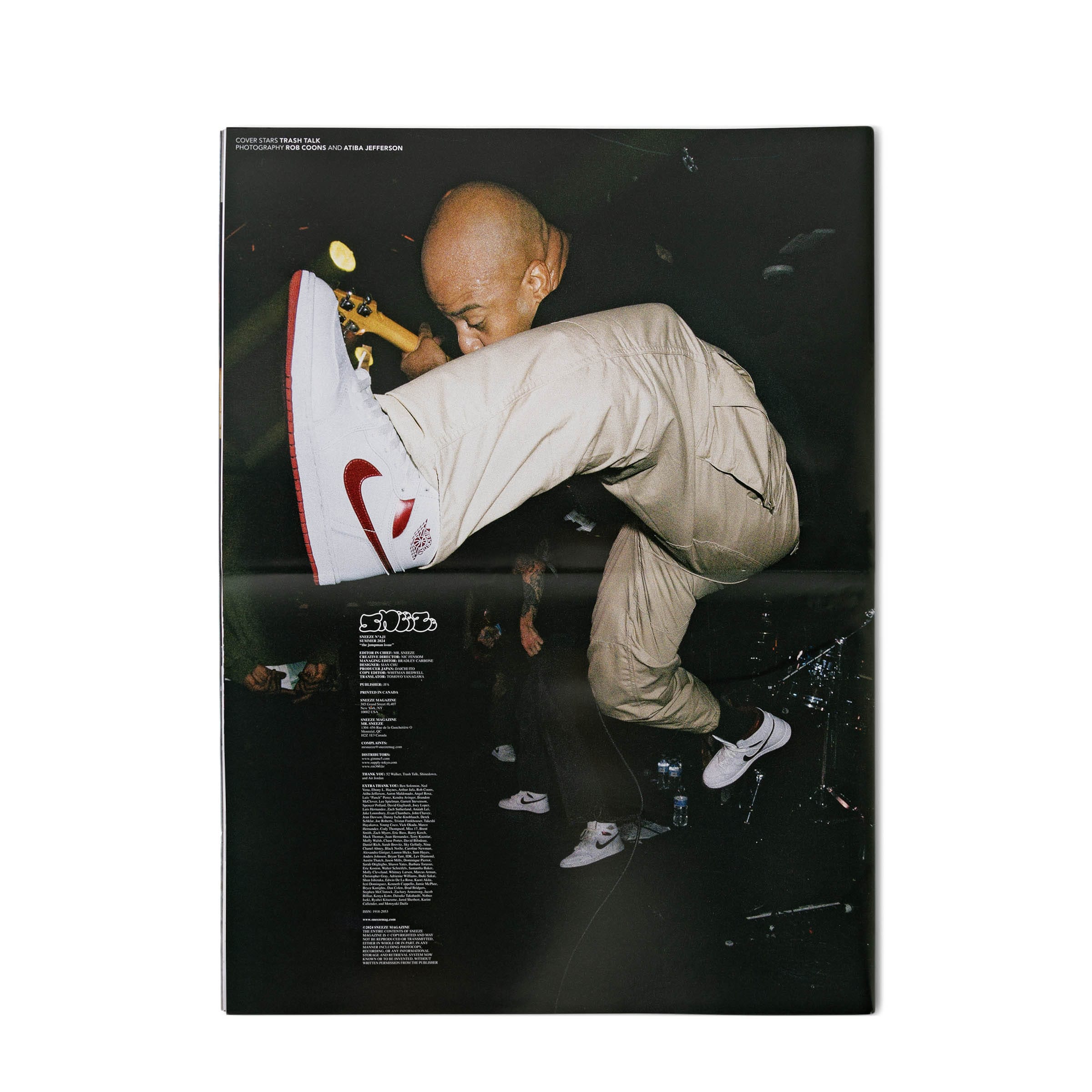 SNEEZE Books THE JUMPMAN ISSUE / O/S SNEEZE N°AJ1 SUMMER 2024