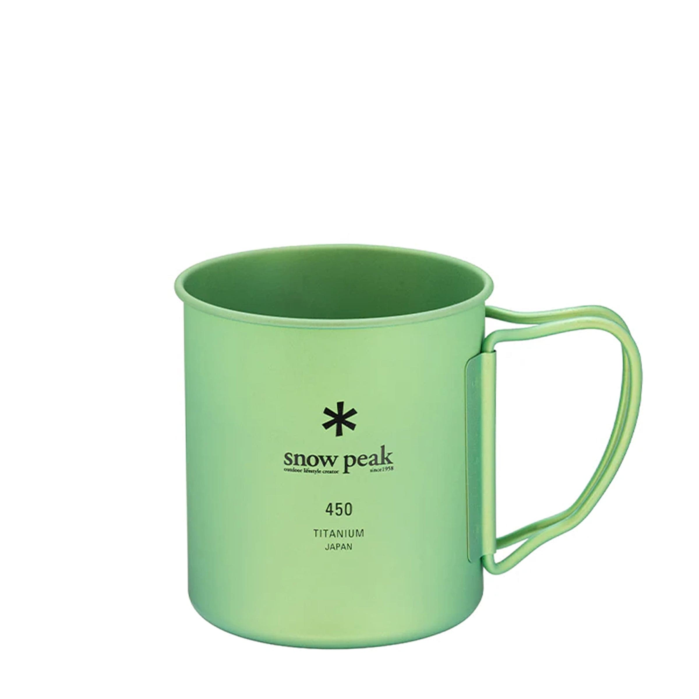 Snow Peak Home GREEN / O/S TITANIUM SINGLE CUP 450