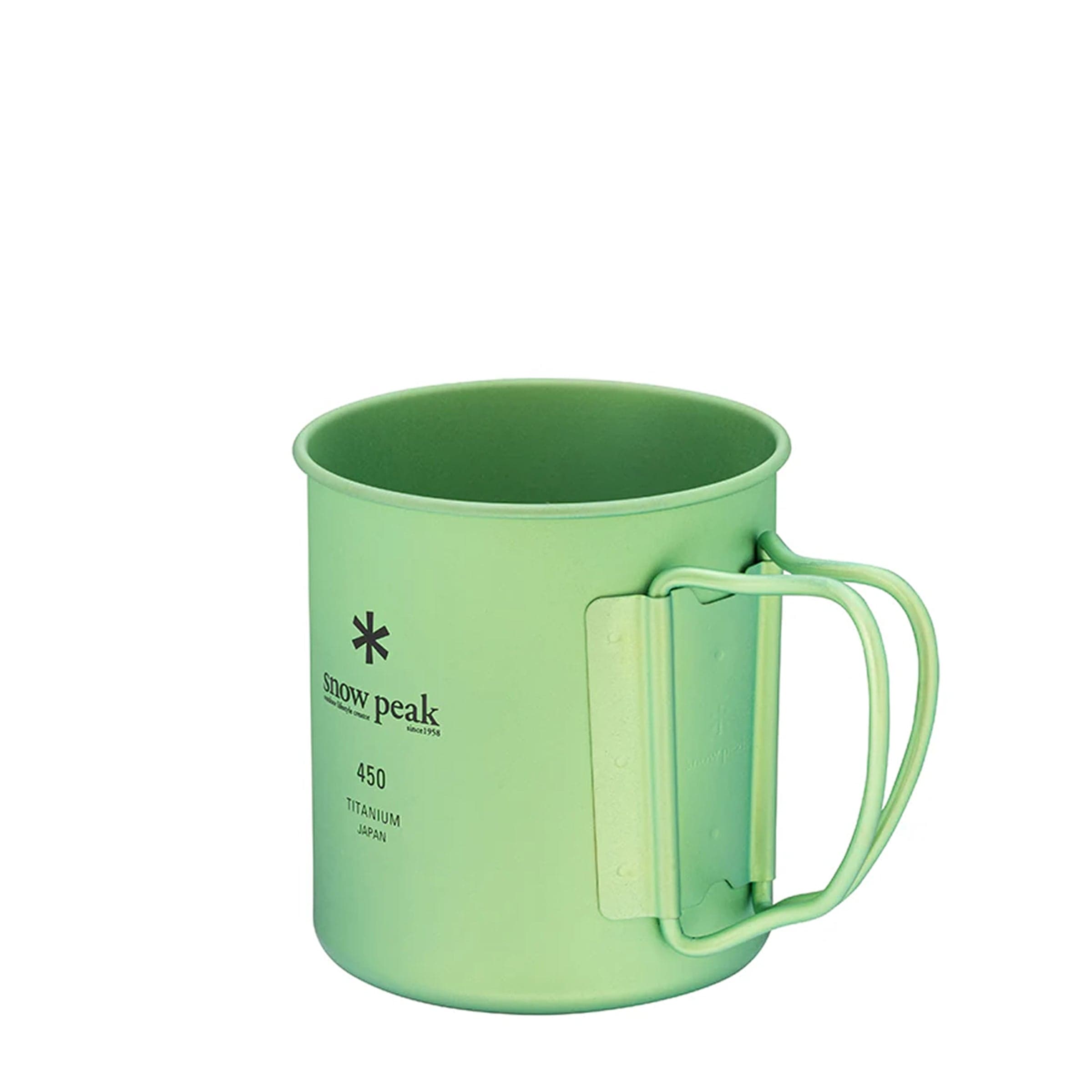 Snow Peak Home GREEN / O/S TITANIUM SINGLE CUP 450