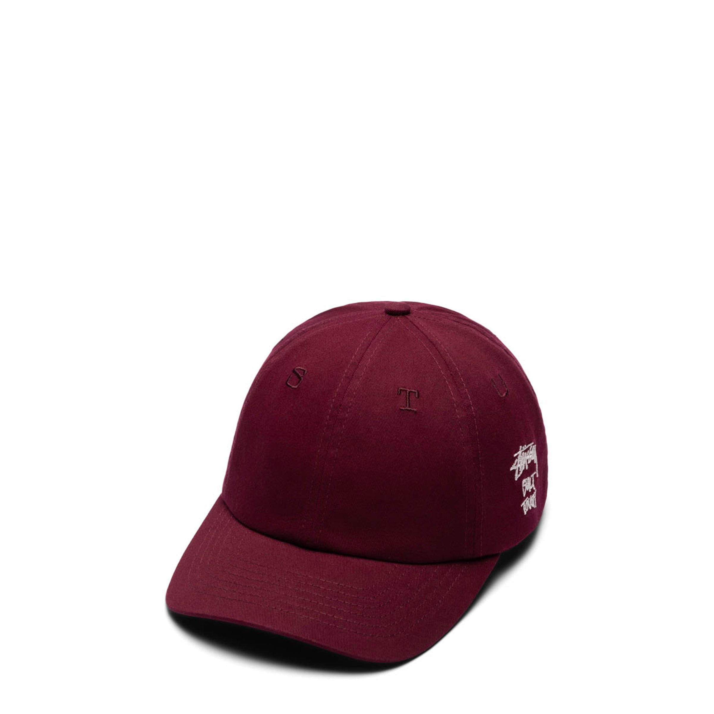 Stüssy Headwear MAROON / O/S BUILT TOUGH LOW PRO CAP