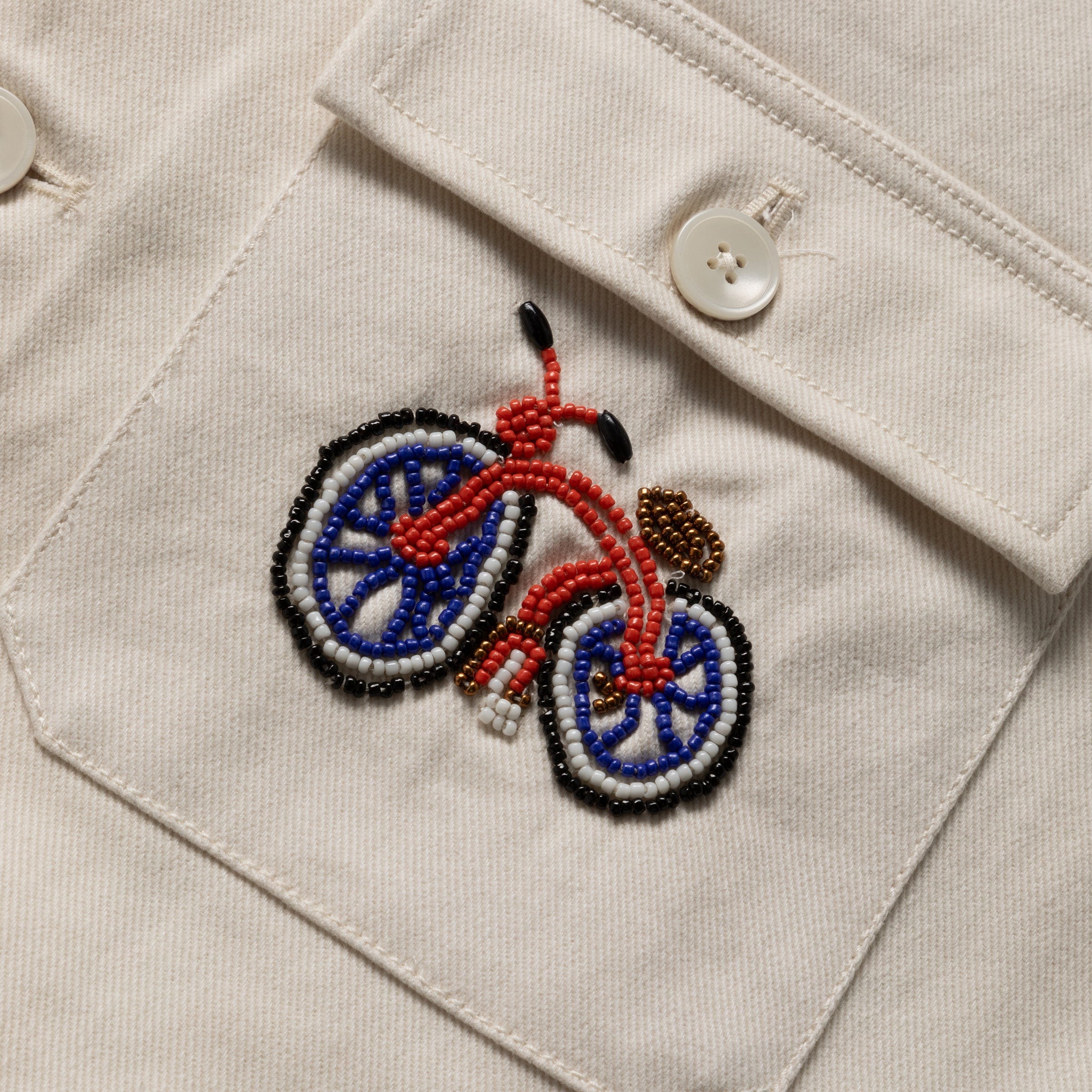 BODE Outerwear BEADED BICYCLE JACKET