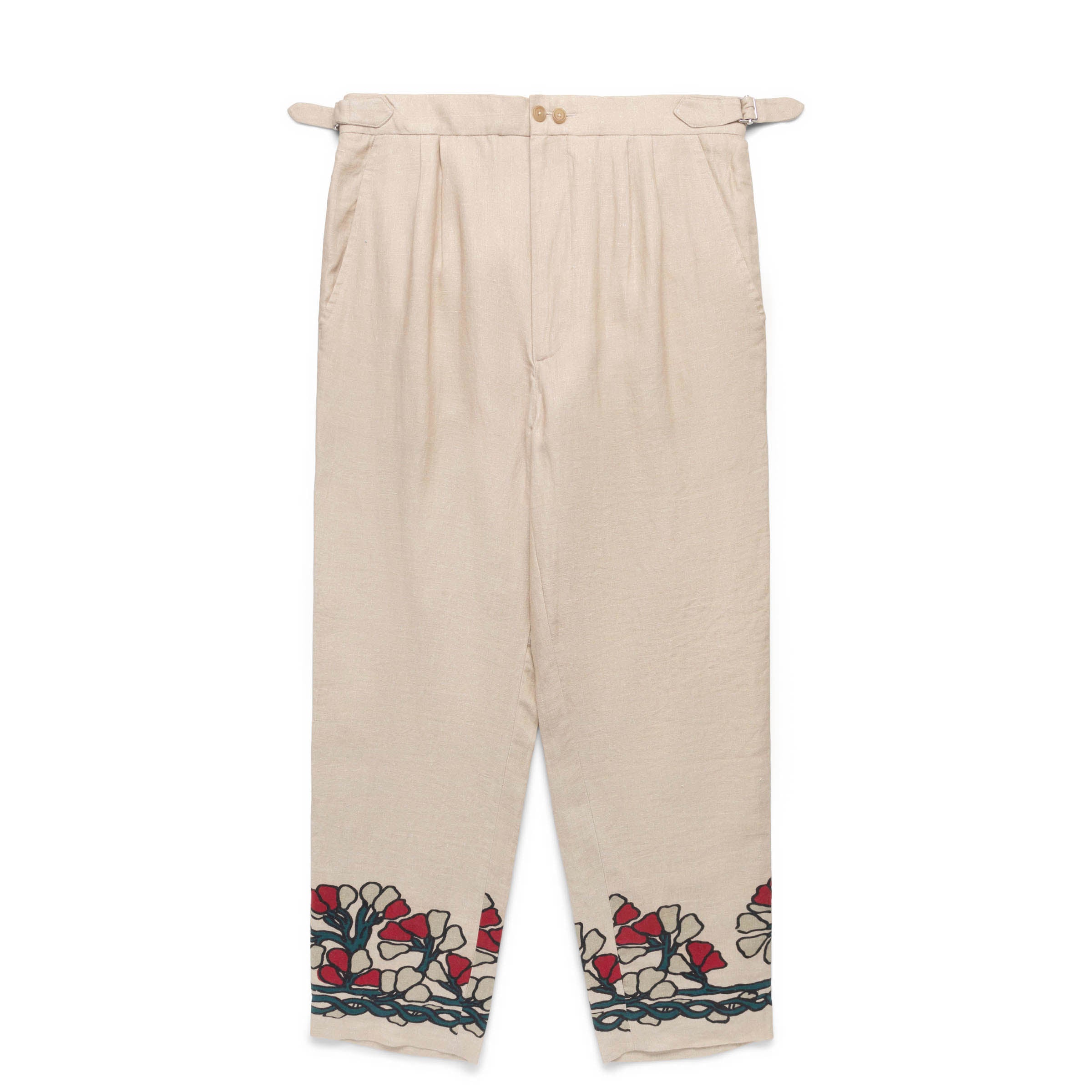 BODE Pants GARDEN LATTICE TROUSER