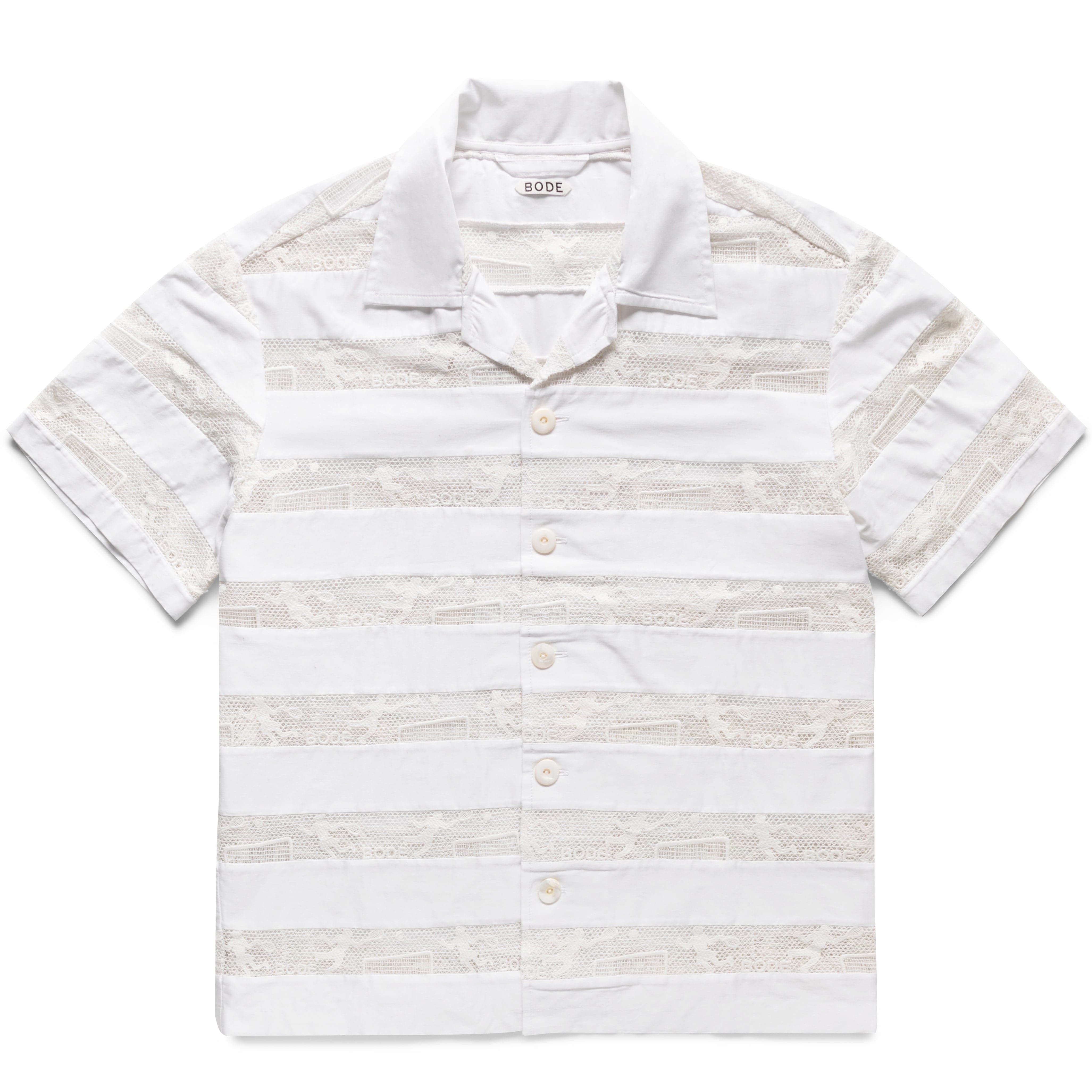 BODE Shirts TENNIS LACE SHIRT