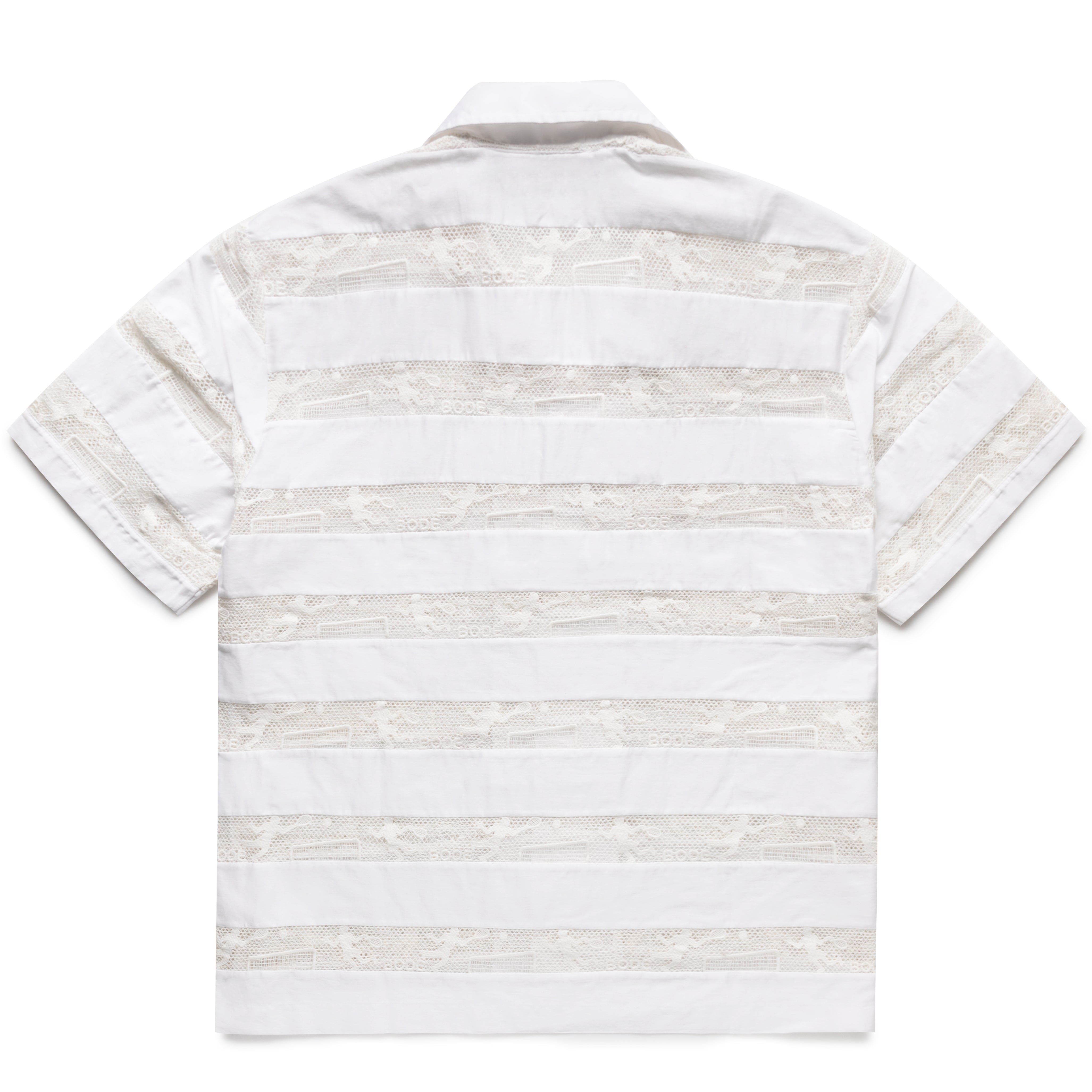 BODE Shirts TENNIS LACE SHIRT