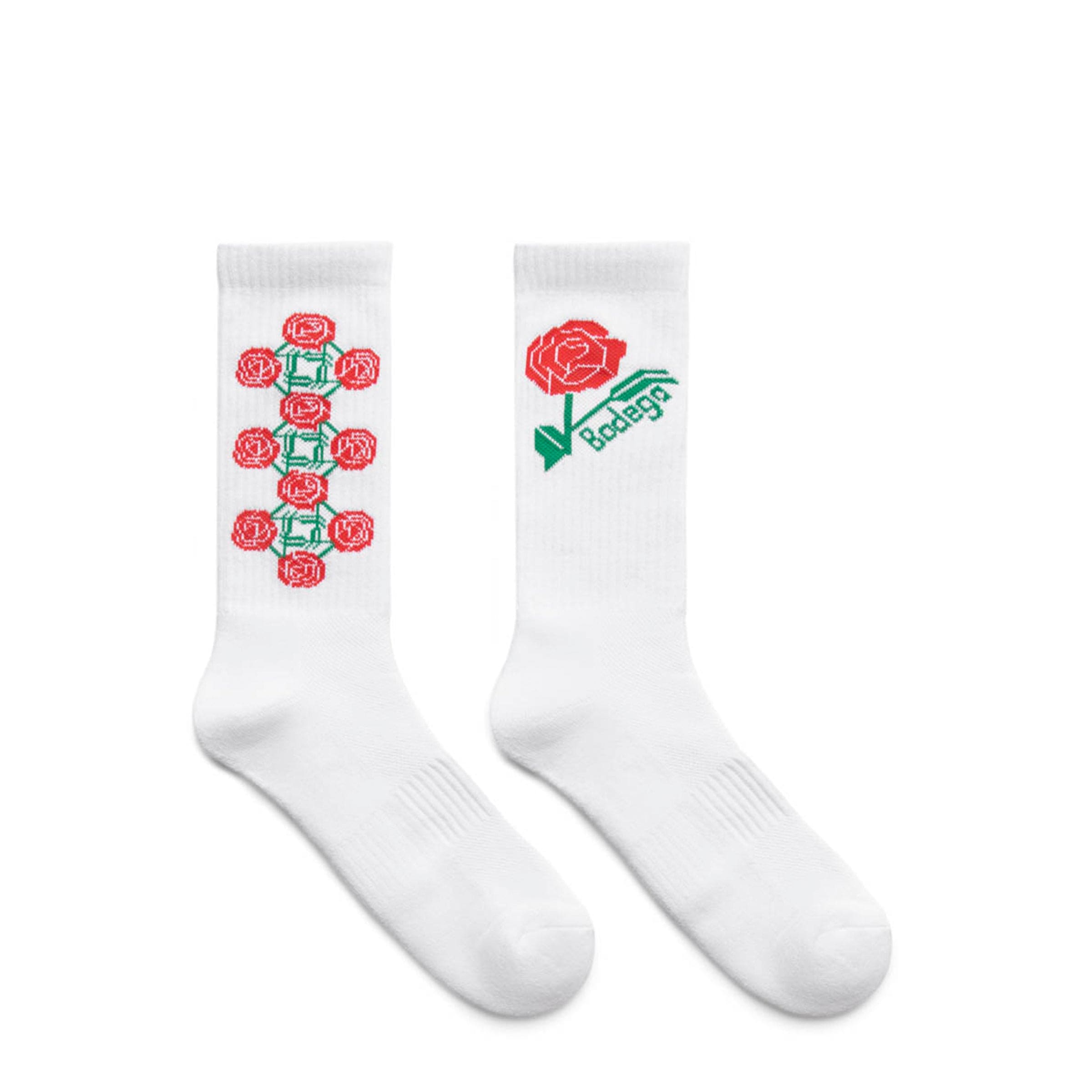 Bodega Socks WHITE / O/S BODEGA ROSE SOCK