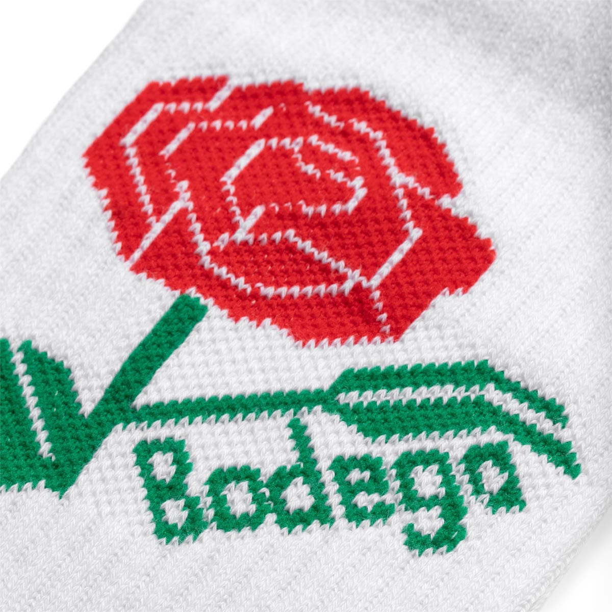 Bodega Socks WHITE / O/S BODEGA ROSE SOCK