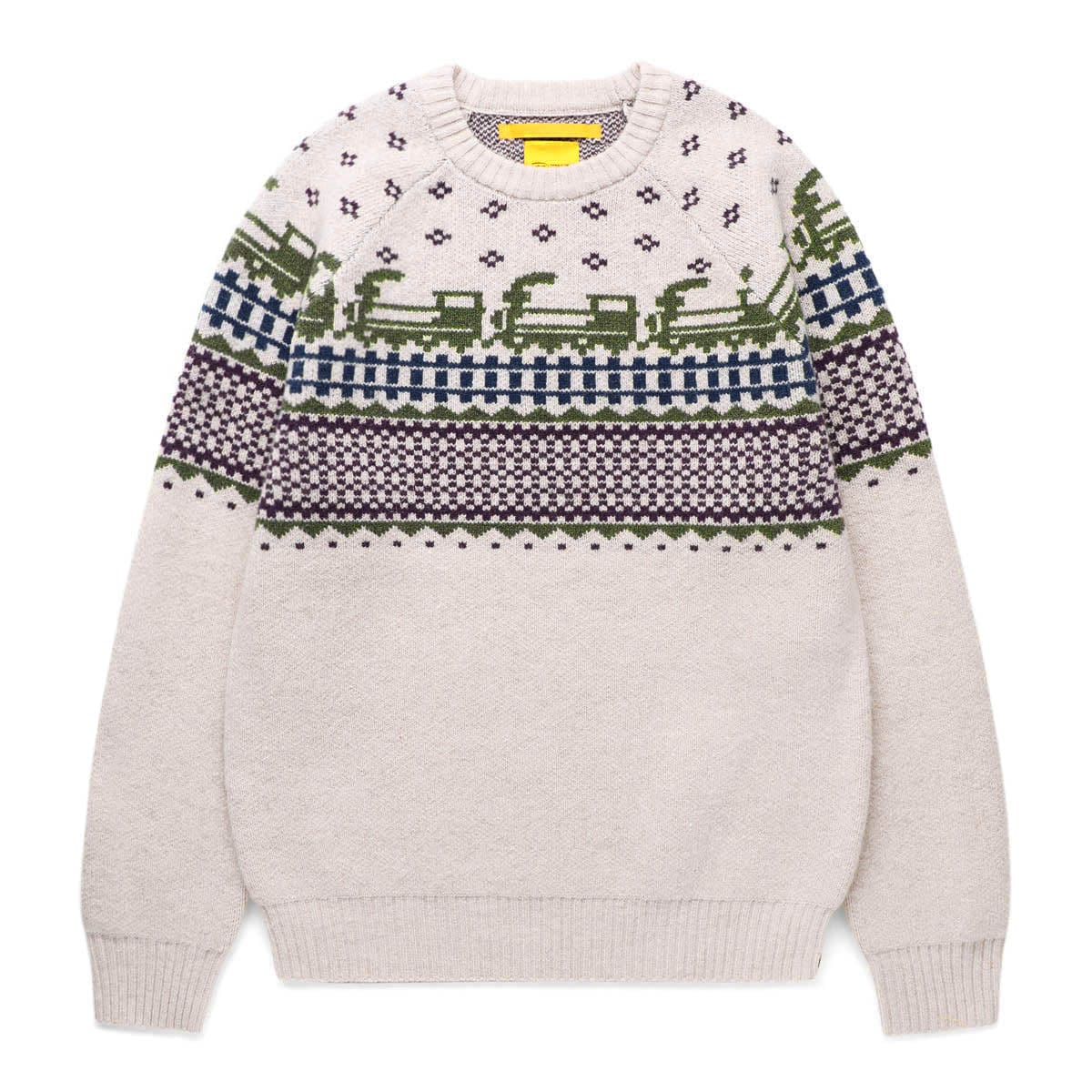 Bodega Knitwear X TODD SNYDER TRAIN FAIR ISLE CREW (FLOAT JACQUARD)