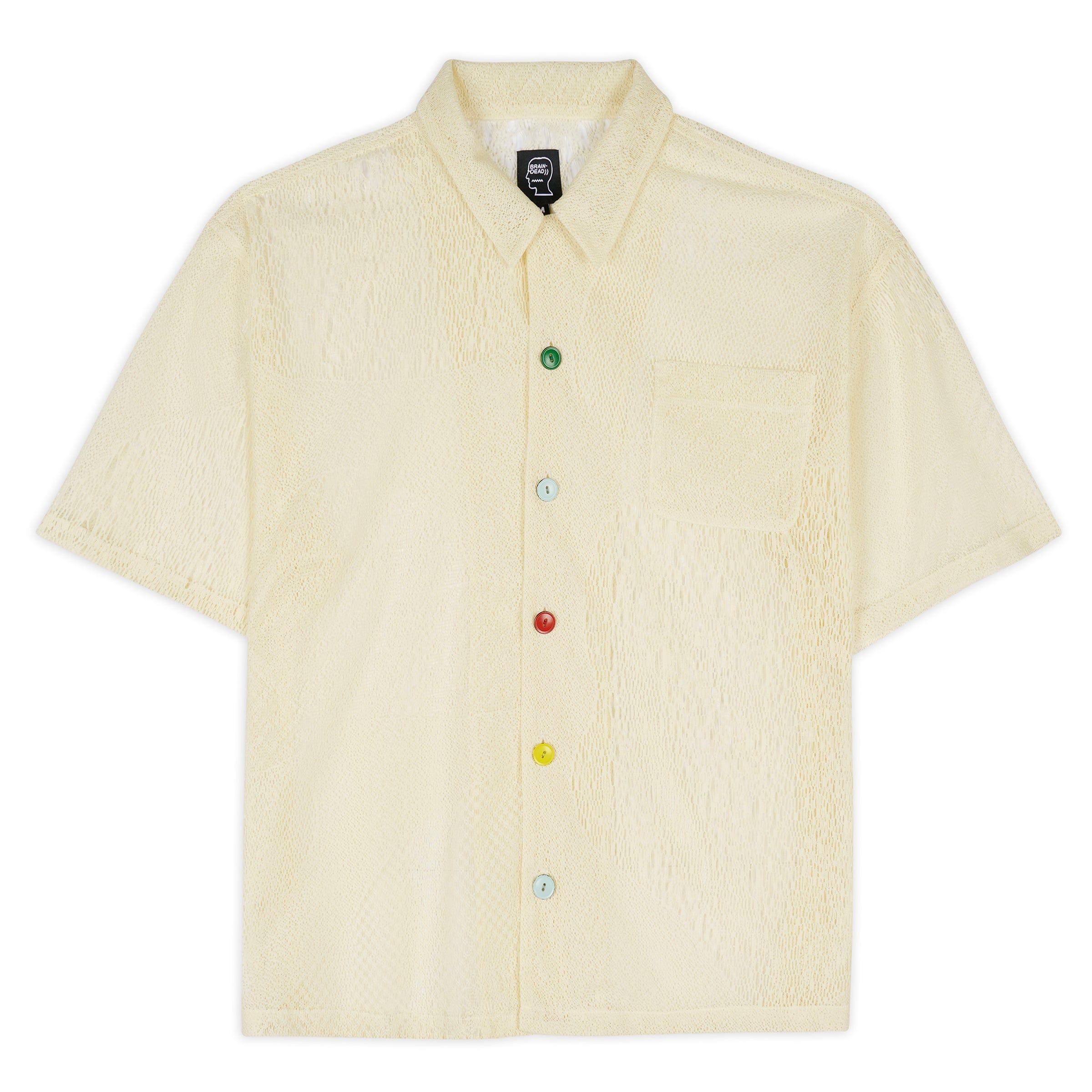 Brain Dead Shirts ENGINEERED MESH BUTTON UP