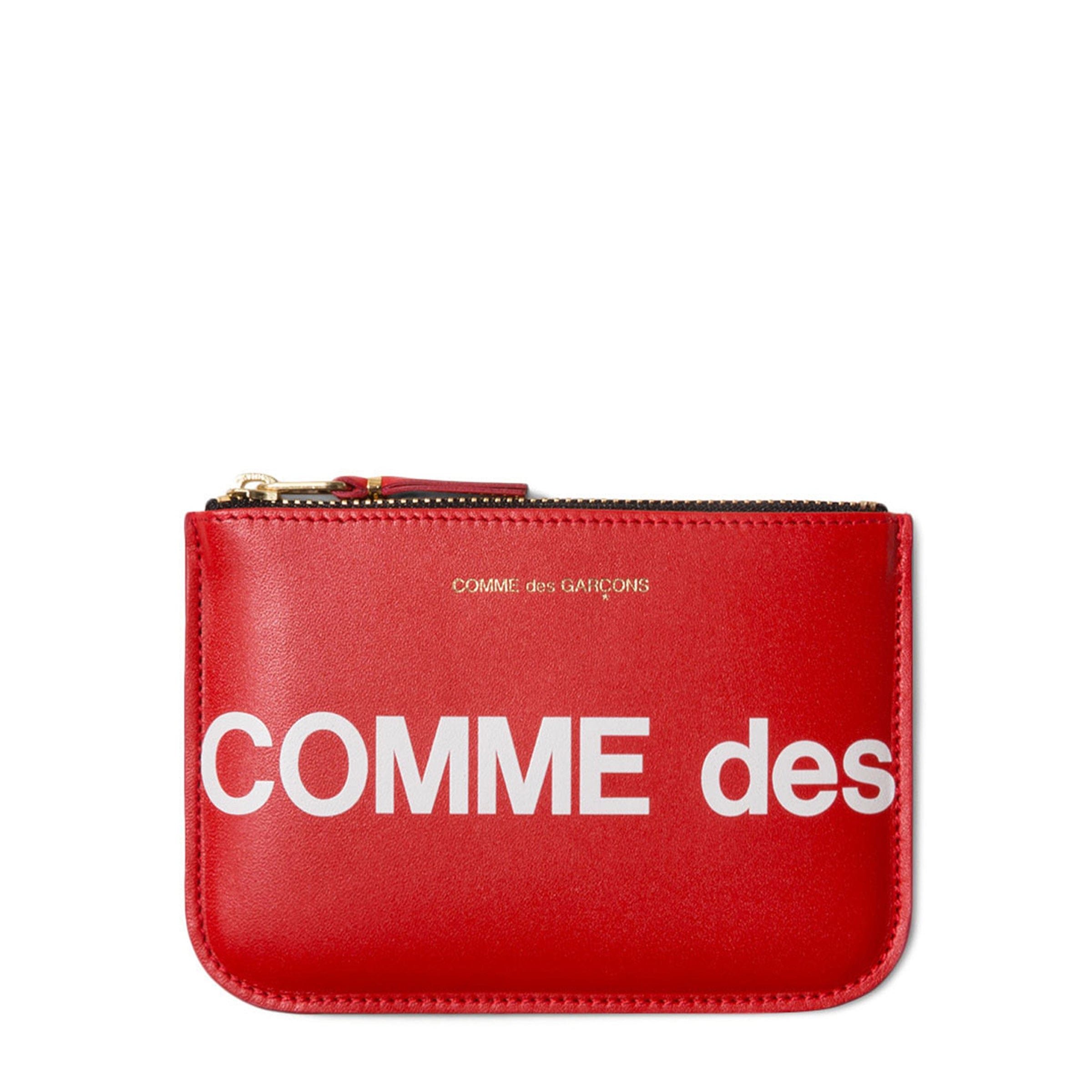 Comme des Garçons Wallet Wallets & Cases RED / O/S HUGE LOGO