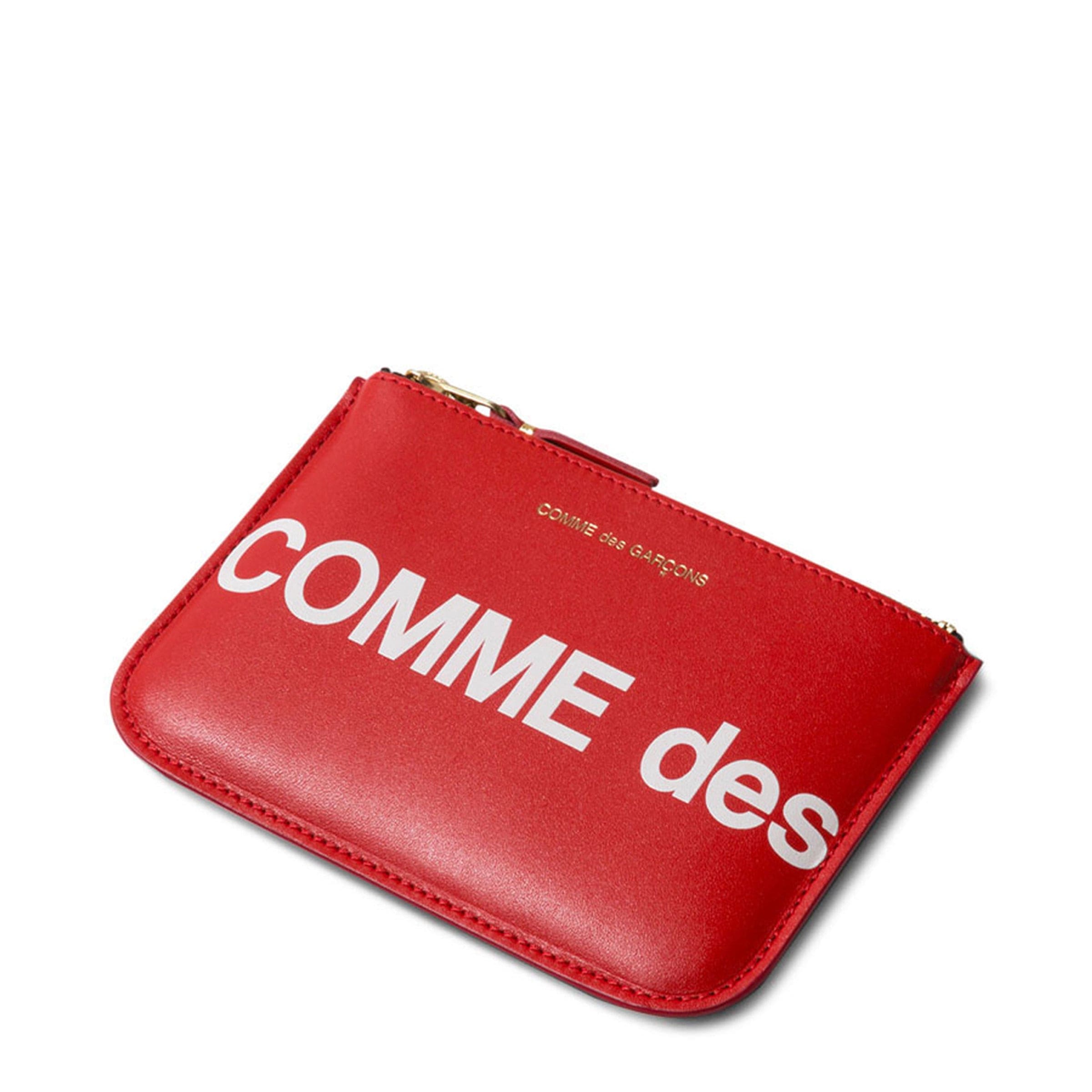 Comme des Garçons Wallet Wallets & Cases RED / O/S HUGE LOGO