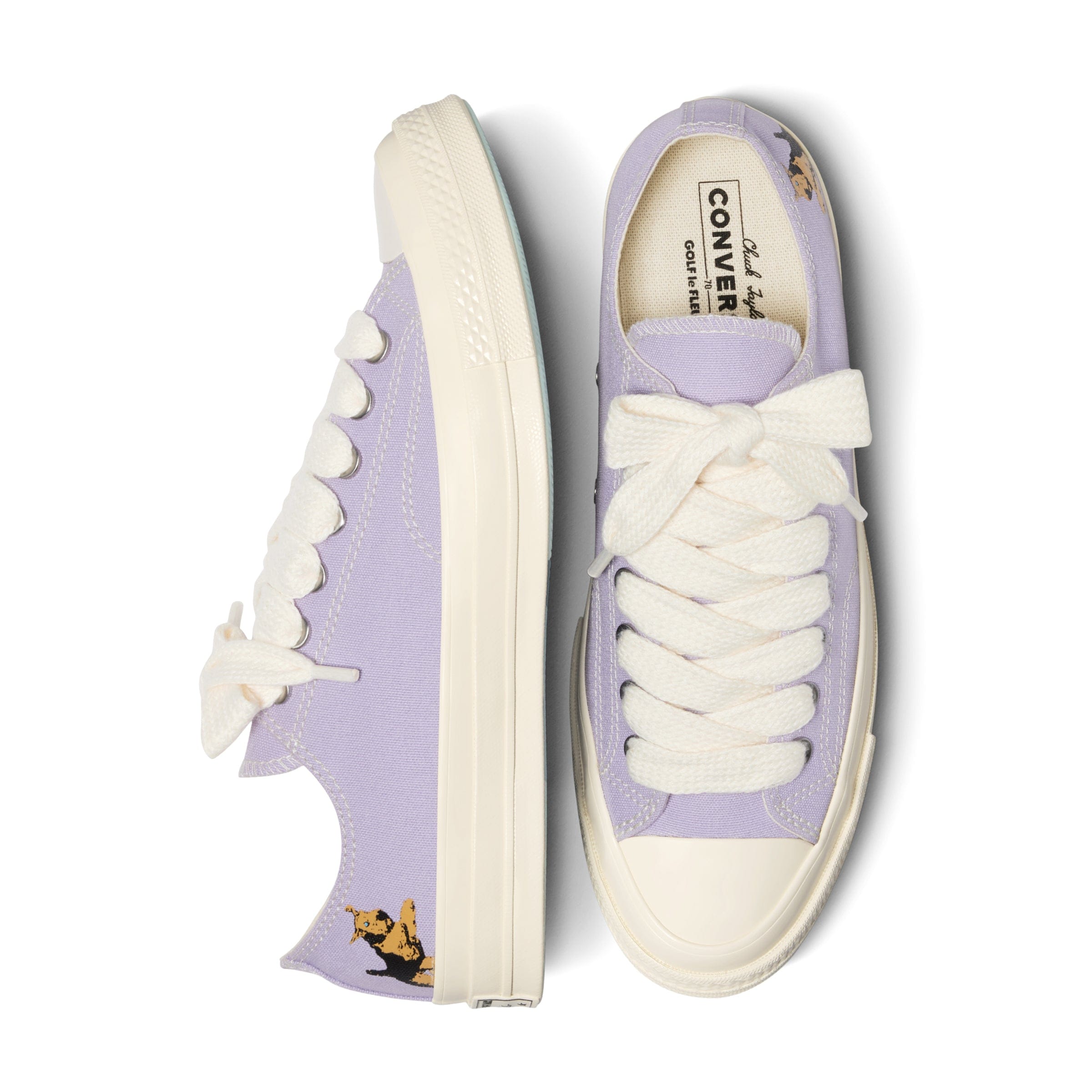  CONVERSE X GOLF LE FLEUR* DARRYL CHUCK 70 ORCHID PETAL/MULTI/WINTER WHITE