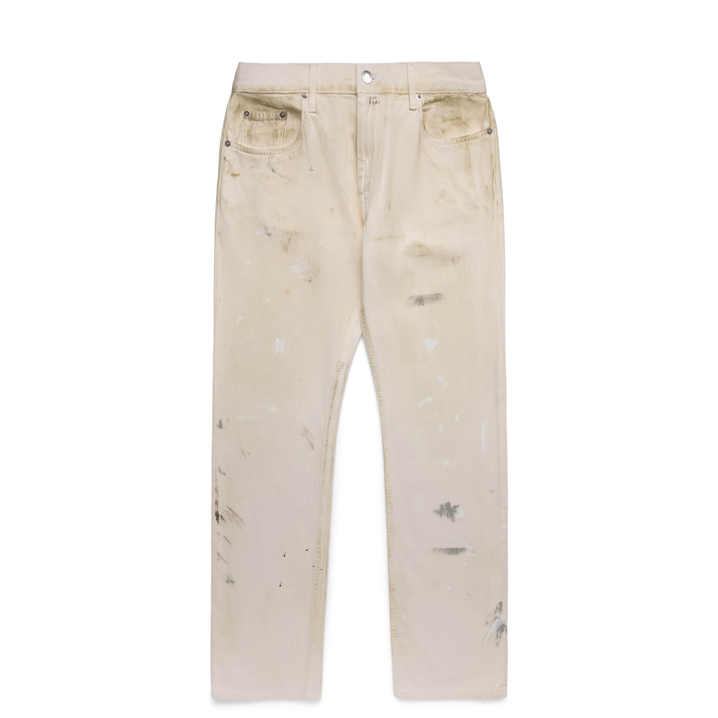 Helmut Lang Pants LOW-RISE PAINTED JEANS