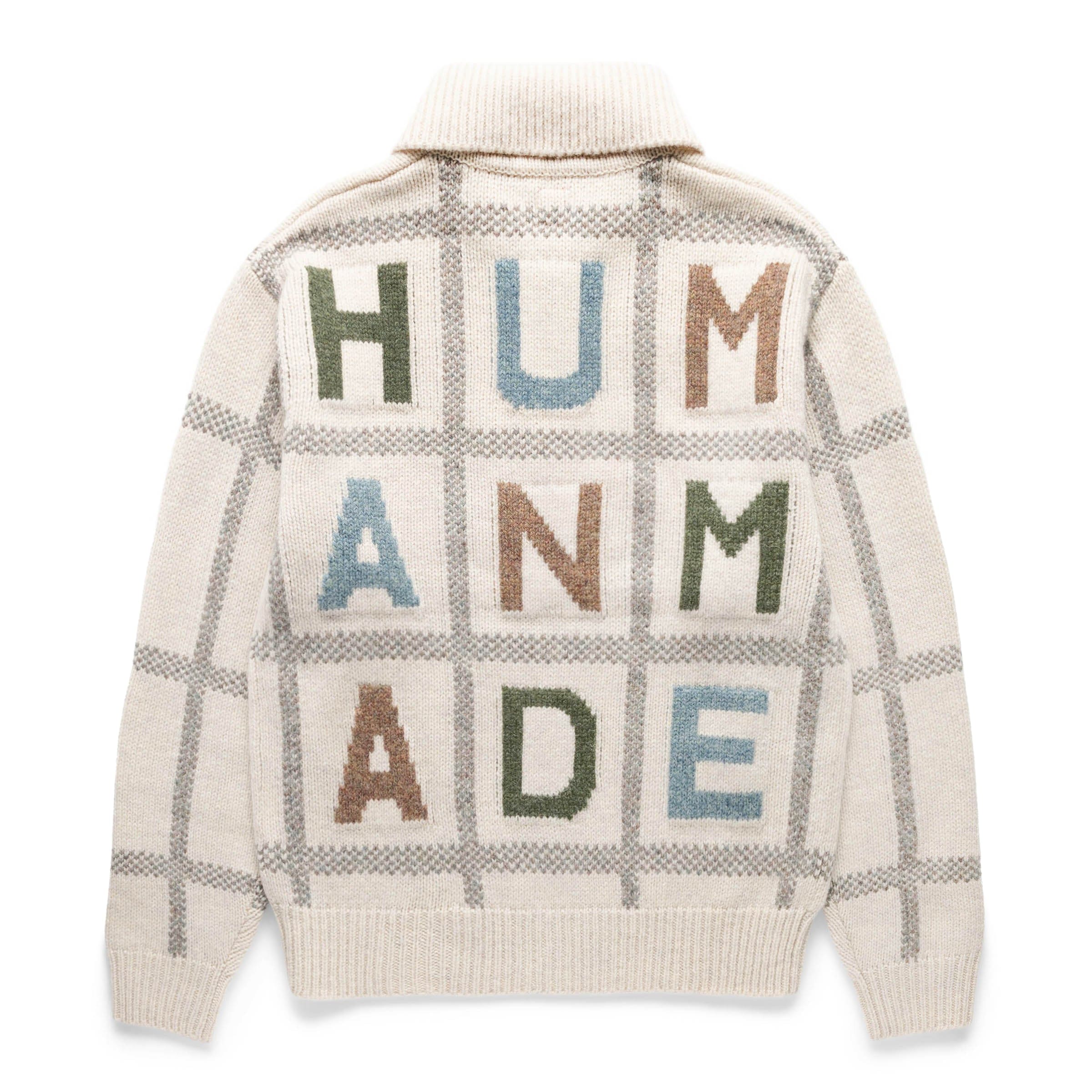 Human Made Knitwear ANIMAL HALF-ZIP KNIT SWEATER