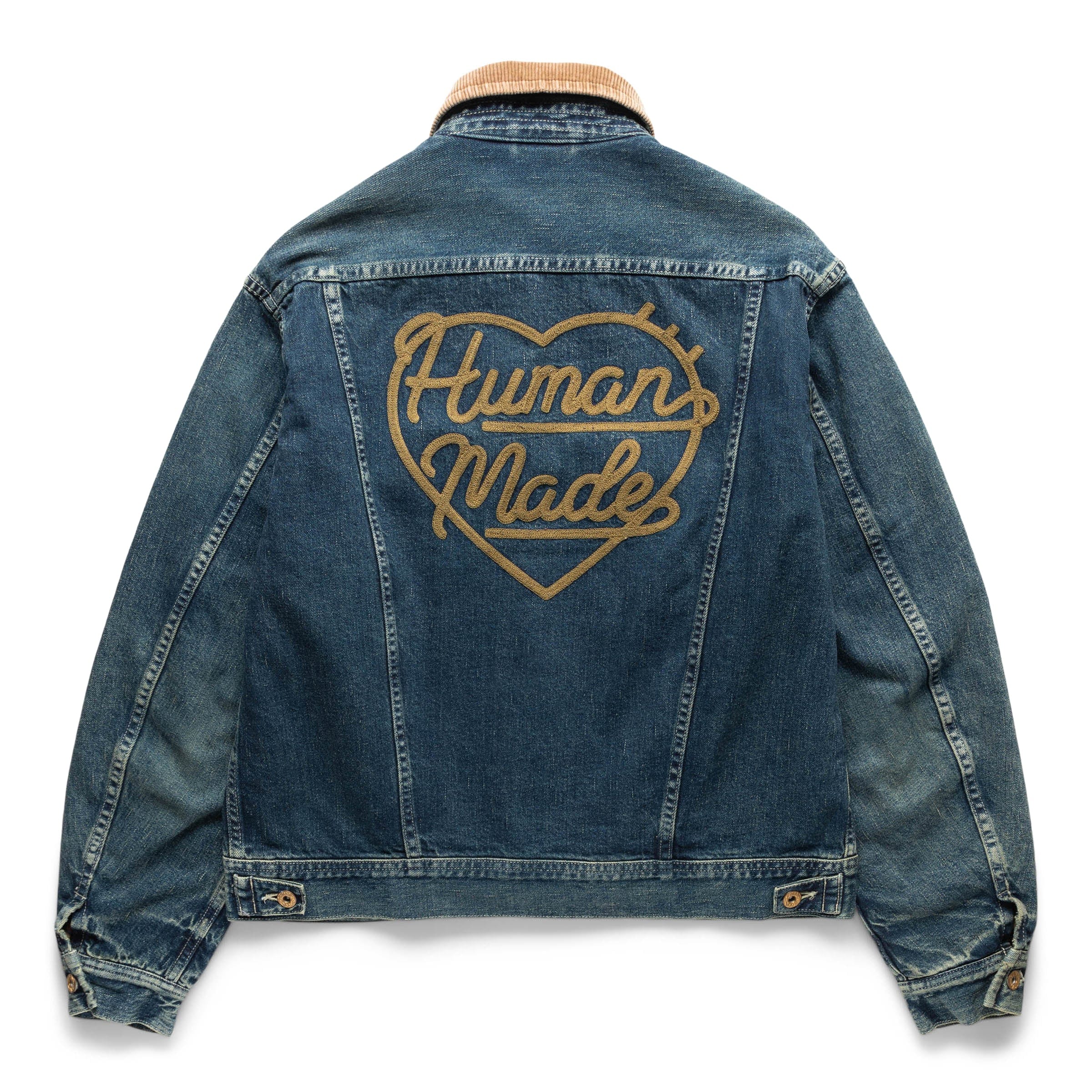 Human Made Outerwear BLANKET LINED DENIM WORK JACKET