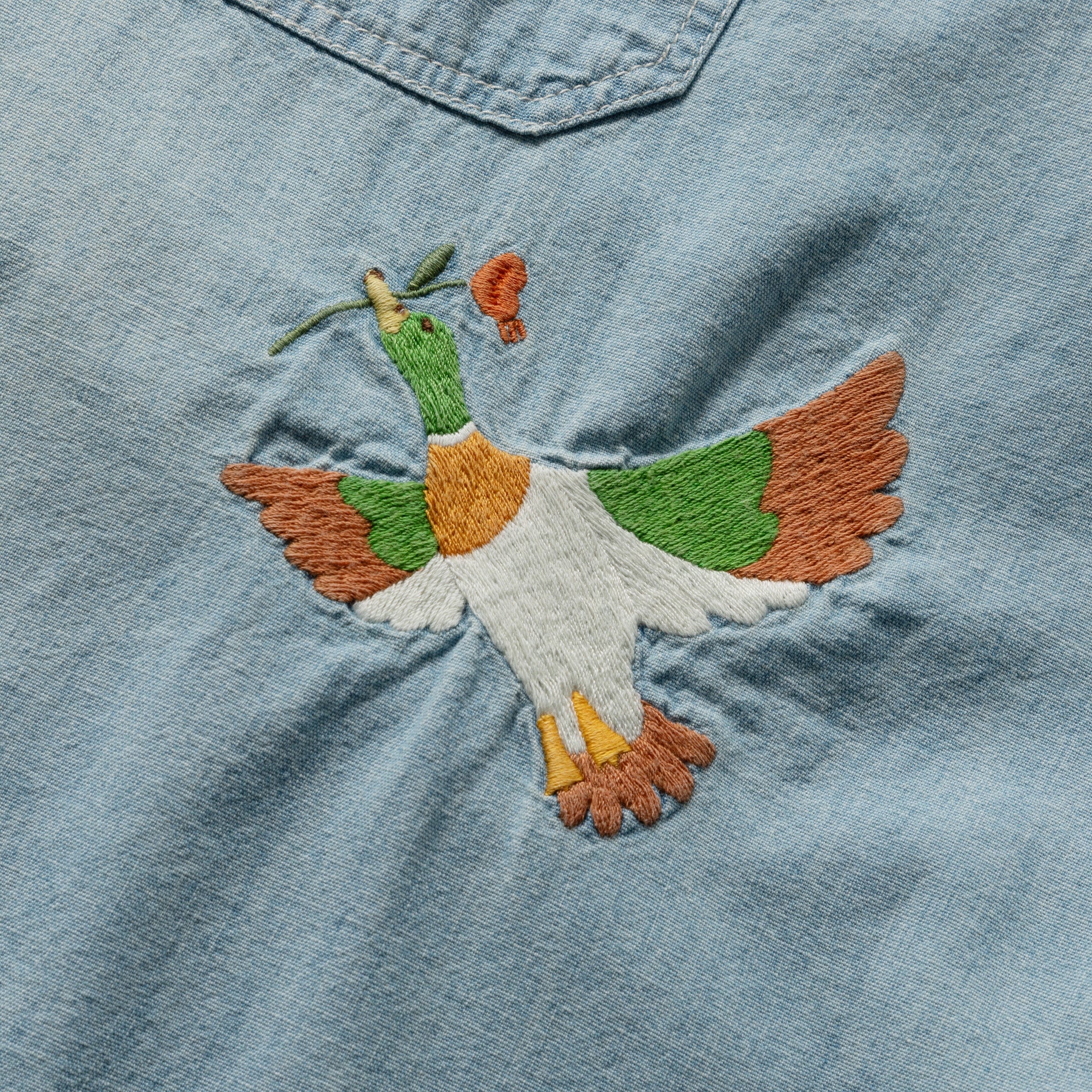 Human Made Shirts CHAMBRAY WORK SHIRT