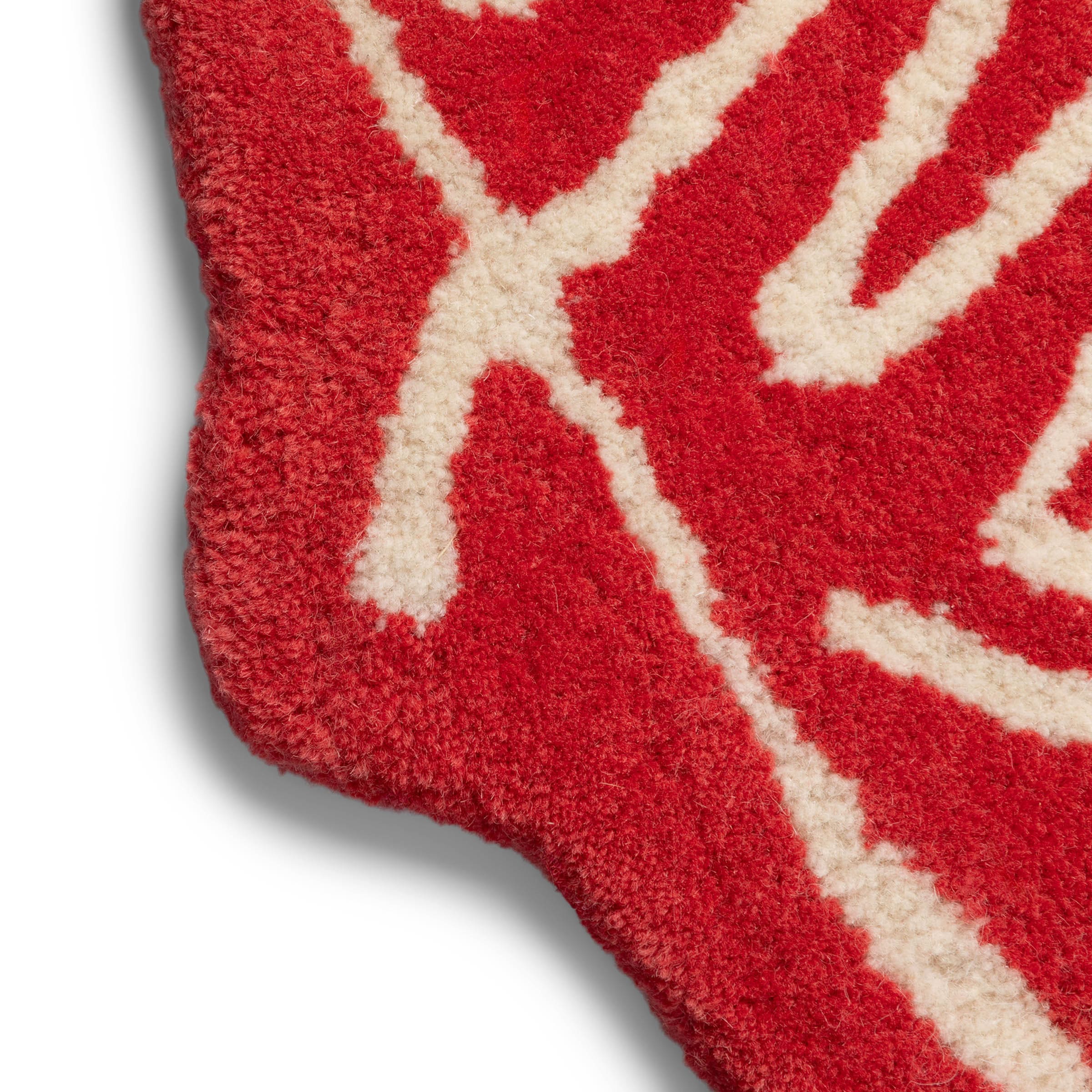 Human Made Home RED / O/S HEART RUG SMALL