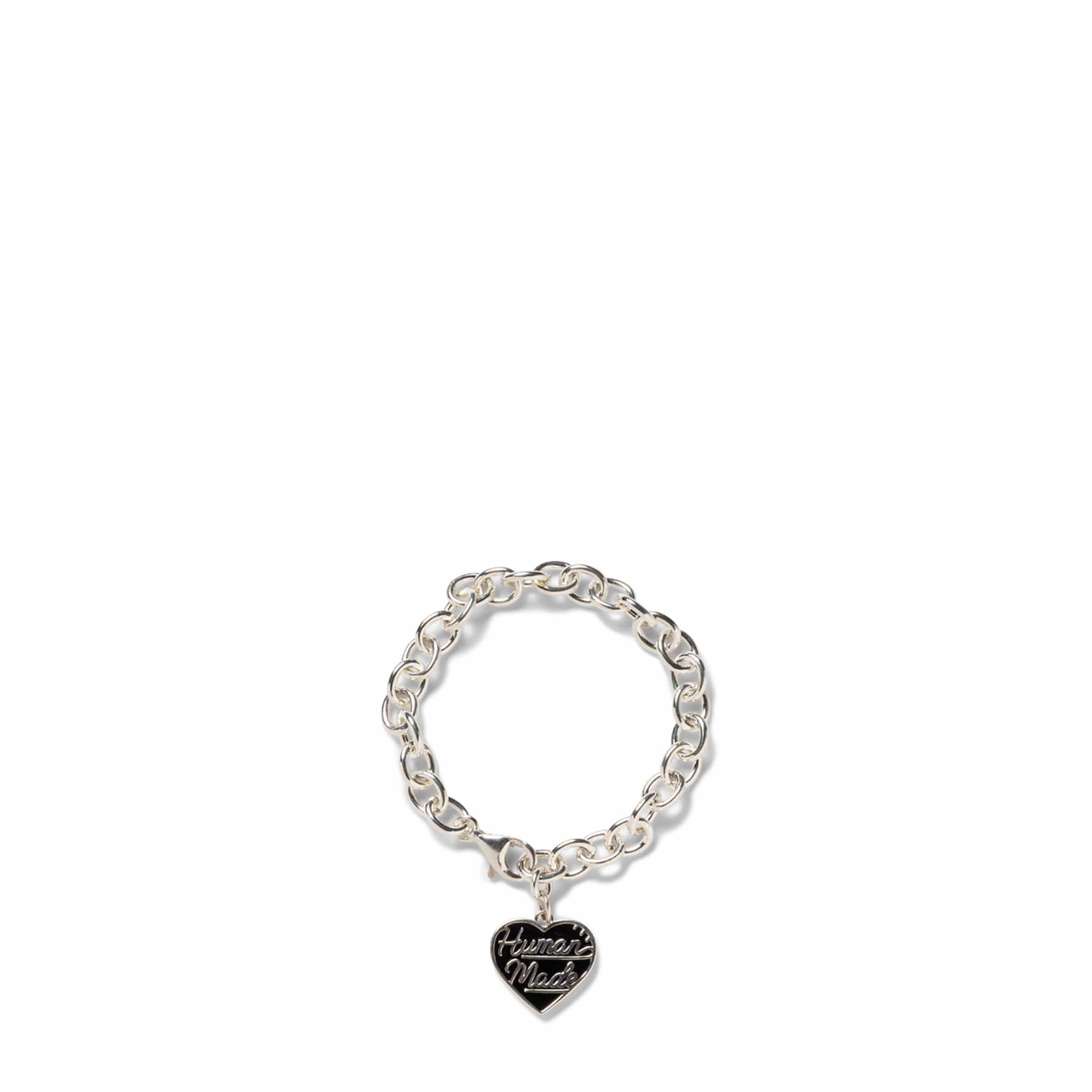 Human Made Jewelry BLACK / O/S HEART SILVER BRACELET