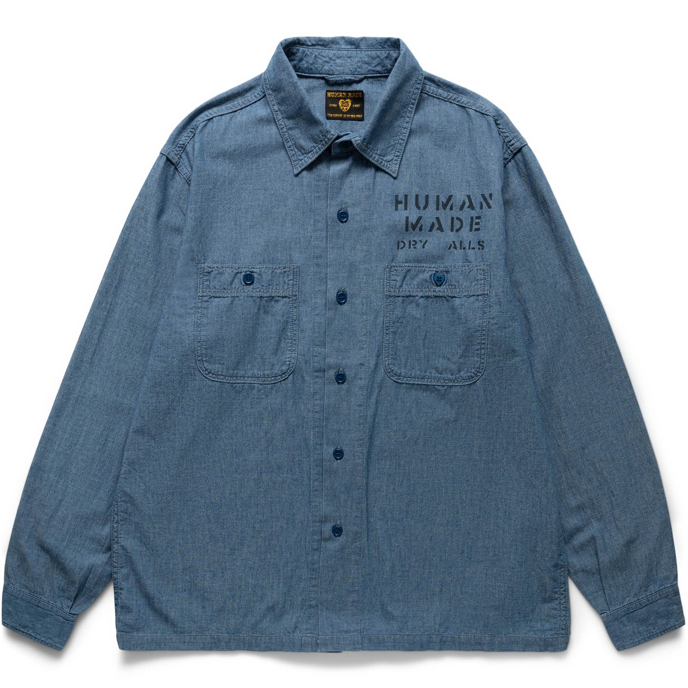 Human Made Shirts MILITARY CHAMBRAY SHIRT