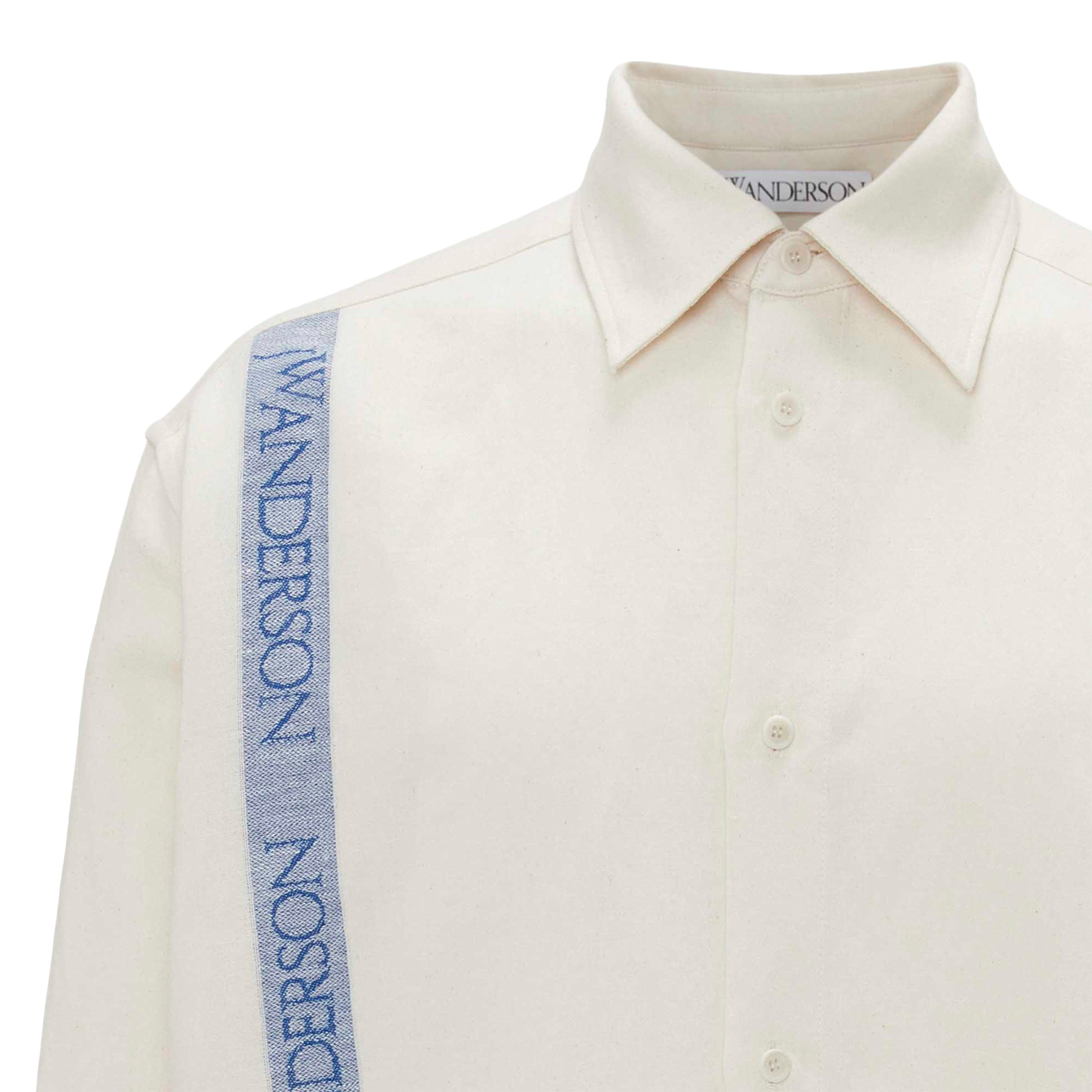 JW Anderson Shirts TEA TOWEL OVERSIZED SHIRT