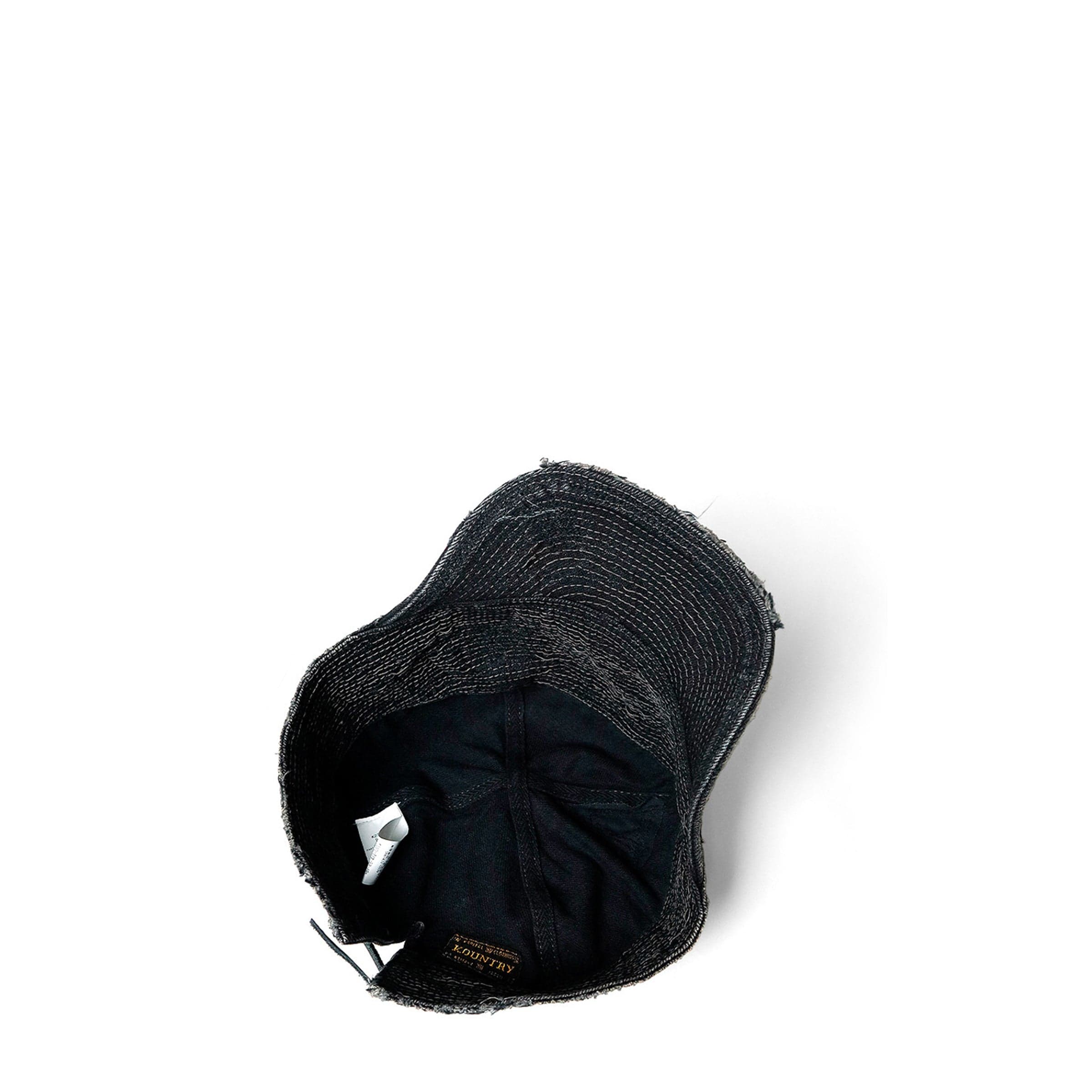 Kapital Headwear BLACK/BLACK / O/S 11.5OZ DENIM THE OLD MAN AND THE SEA CAP