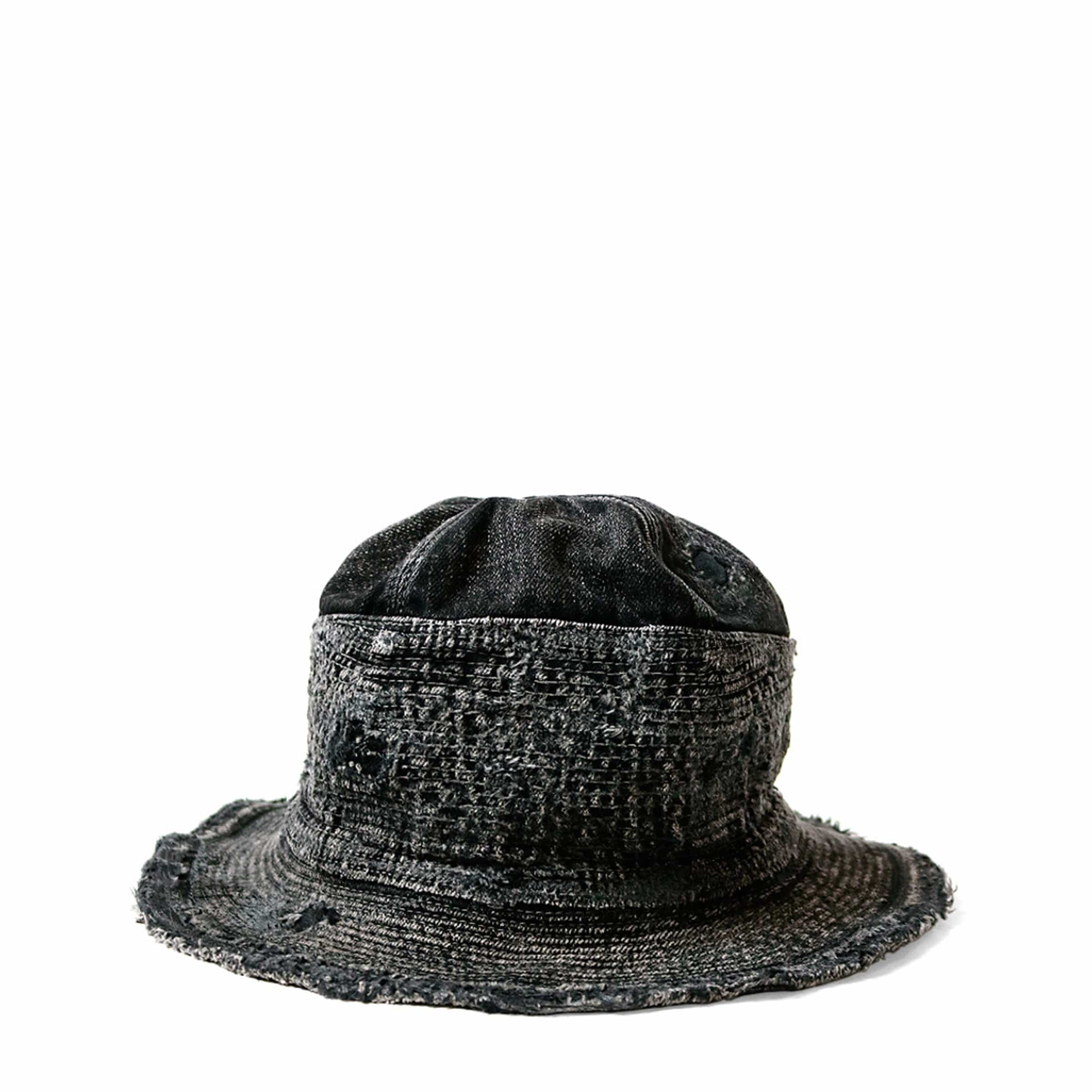 Kapital Headwear BLACK/BLACK / O/S 11.5OZ DENIM THE OLD MAN AND THE SEA HAT